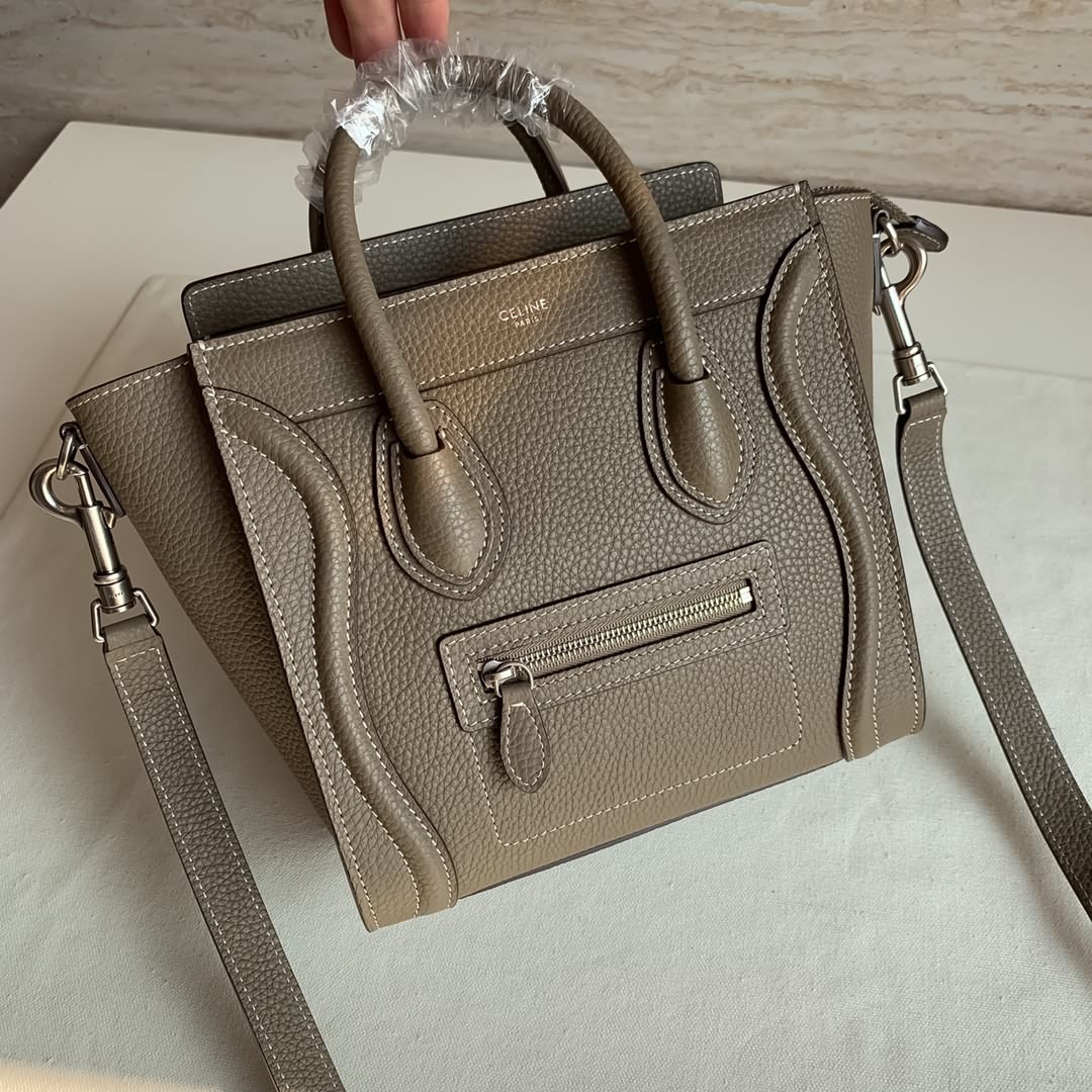 LUGGAGE NANO轉鼓小牛皮手袋