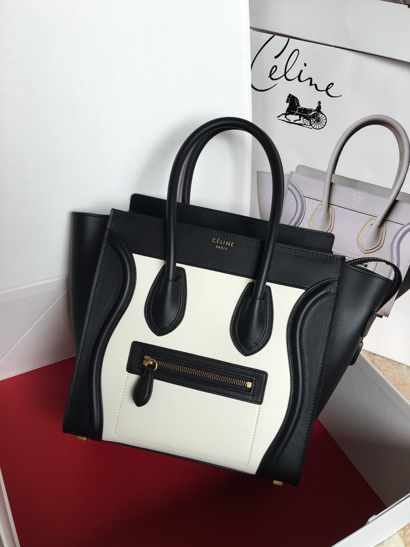 MICRO LUGGAGE牛皮手袋