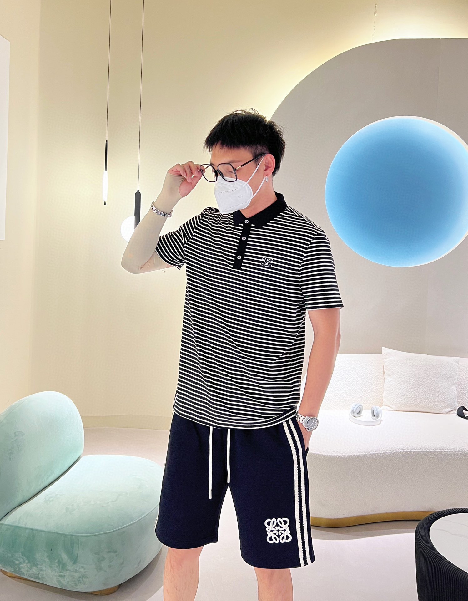 塞琳  2023ss春夏立領短袖