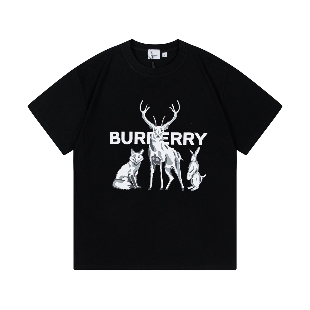 BURBERRY 巴寶莉 Logo標識戰馬印花 精緻升級