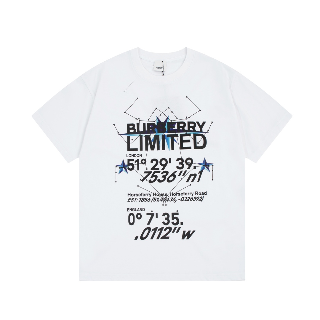 BURBERRY 巴寶莉 星空字母印花 Logo標識精緻升級