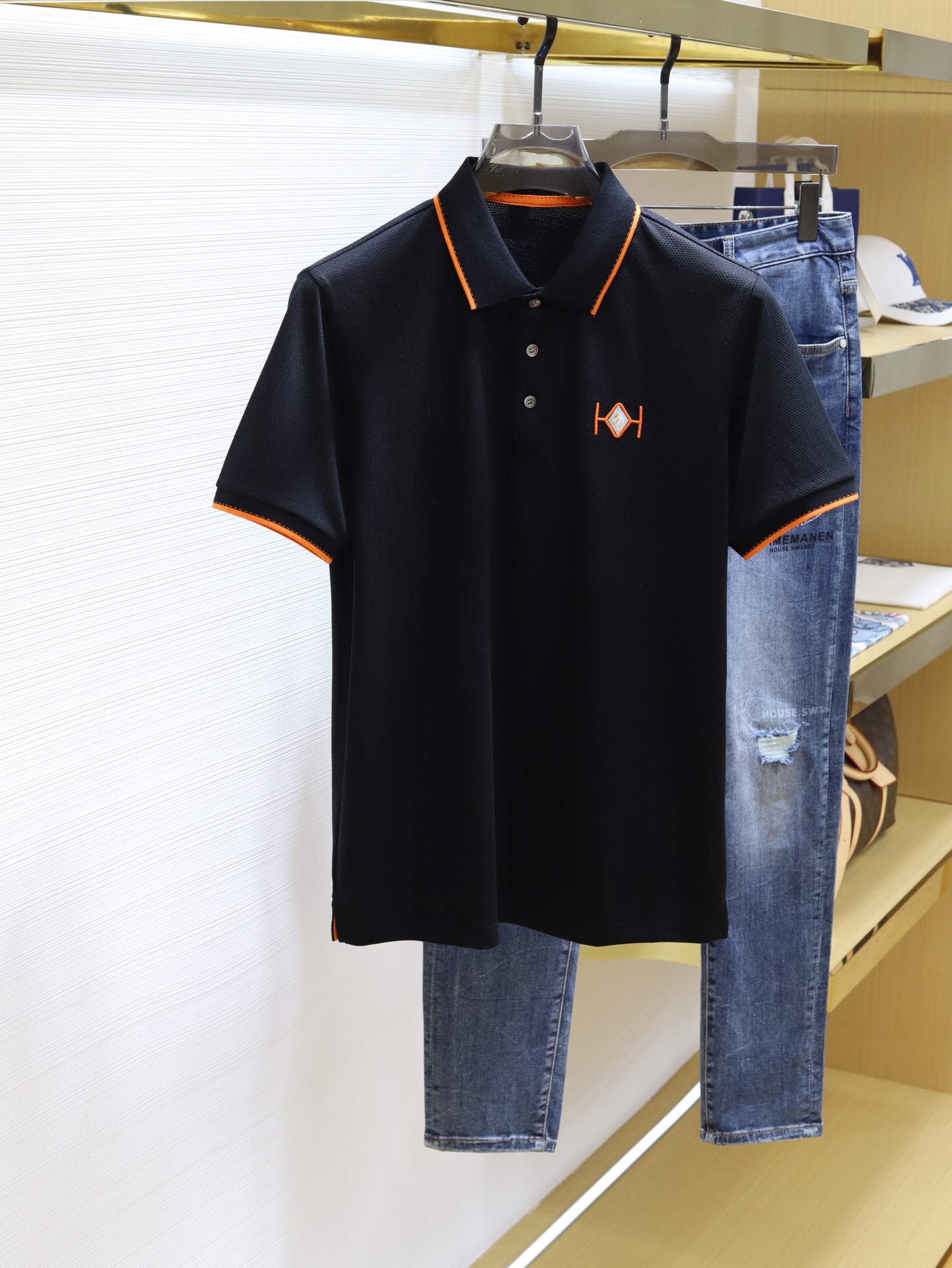 愛馬仕/Hermes 時尚休閒短袖POLO衫