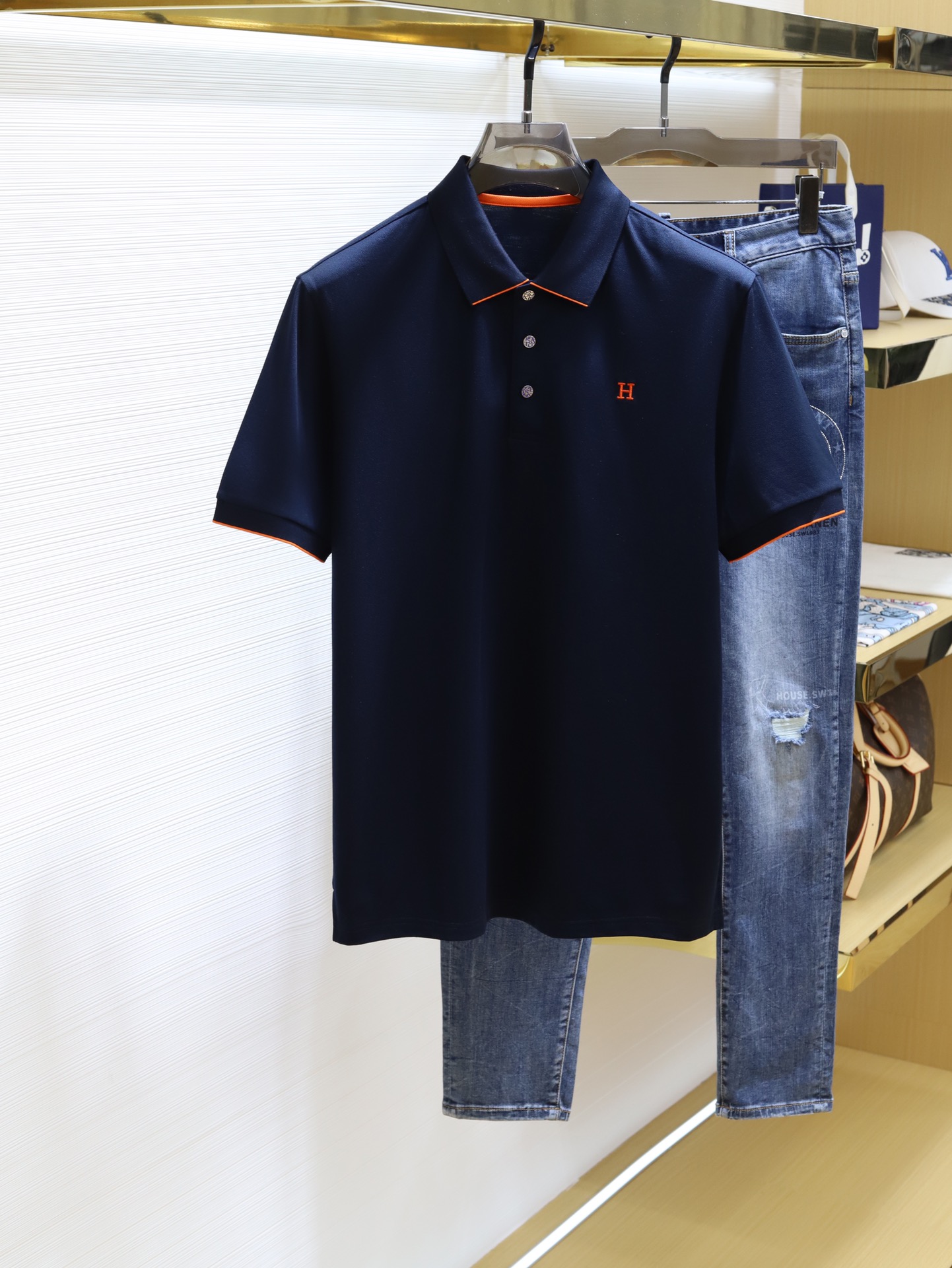 愛馬仕/Hermes,2023春季新品，時尚休閒短袖POLO衫