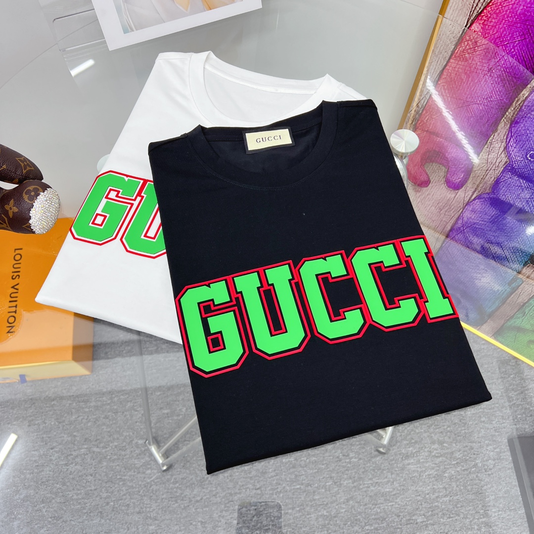 【GUCCI 古奇】2023Ss高端短袖T恤