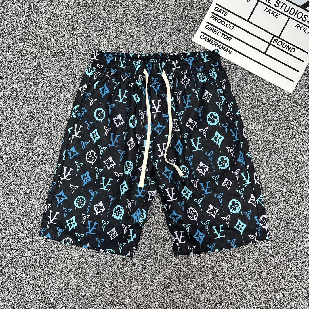 【1v】L牌：2023夏季新款男士休閒短褲