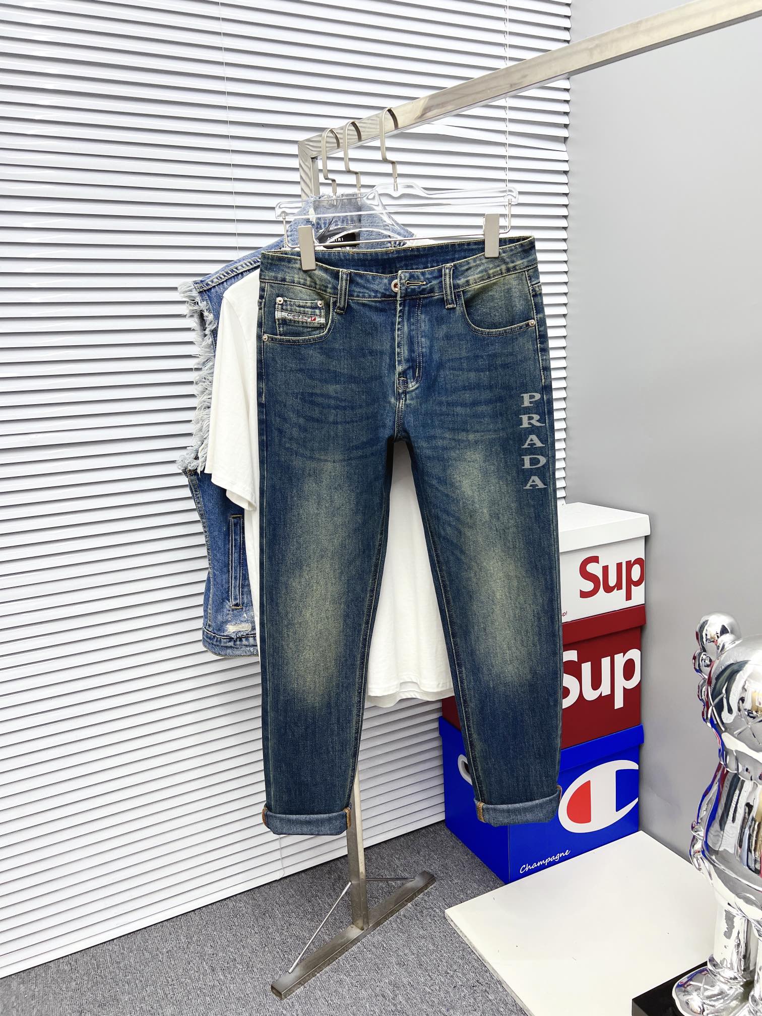 【普拉達】  2033 春夏款新品 極品牛仔褲