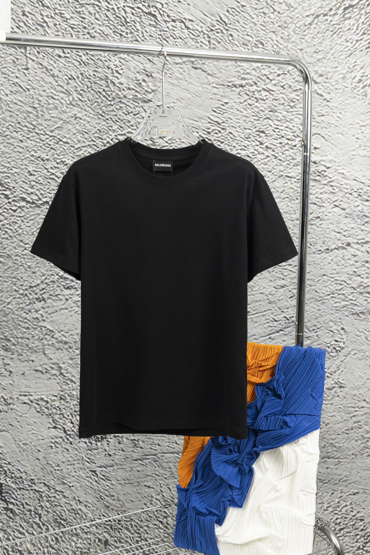 Balenciaga巴黎新款環保標識短袖T恤