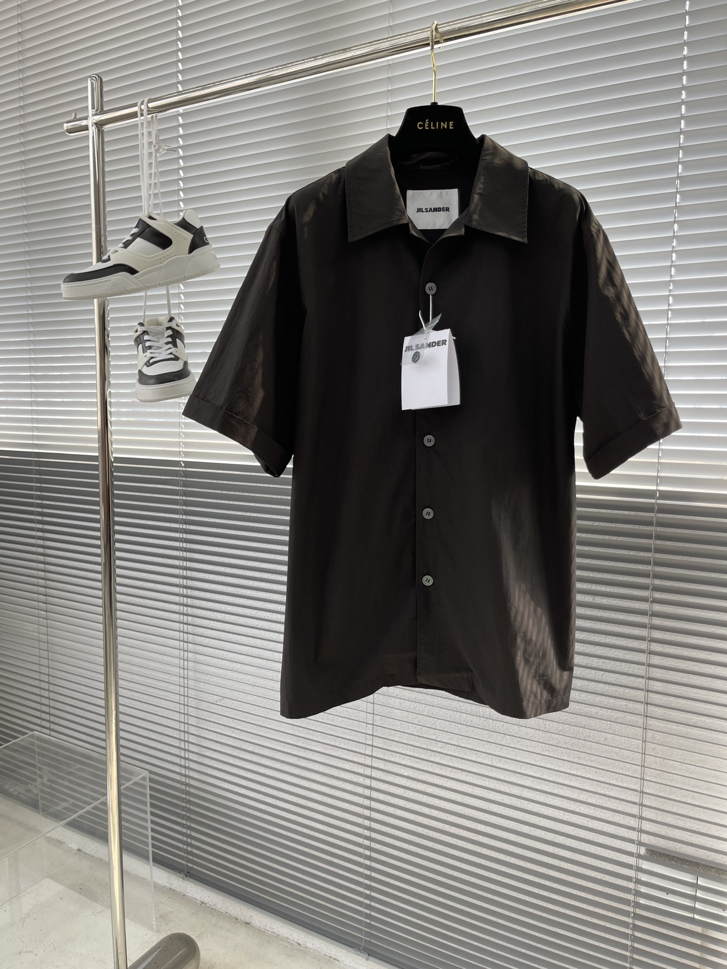JIL SANDER   23SS簡約字母短袖襯衫