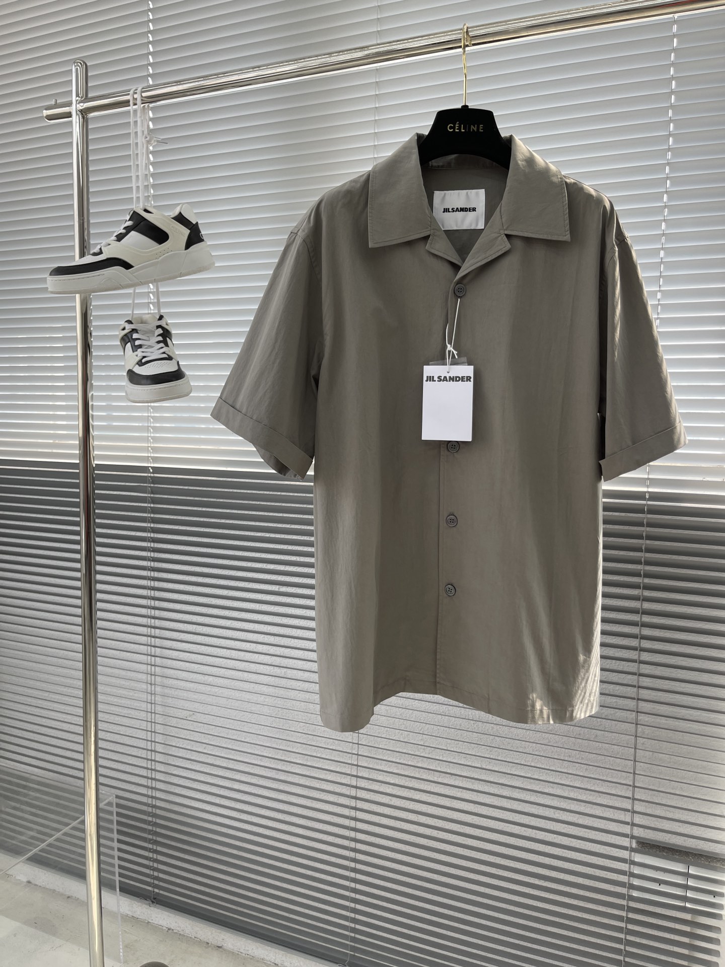 JIL SANDER   23SS簡約字母短袖襯衫