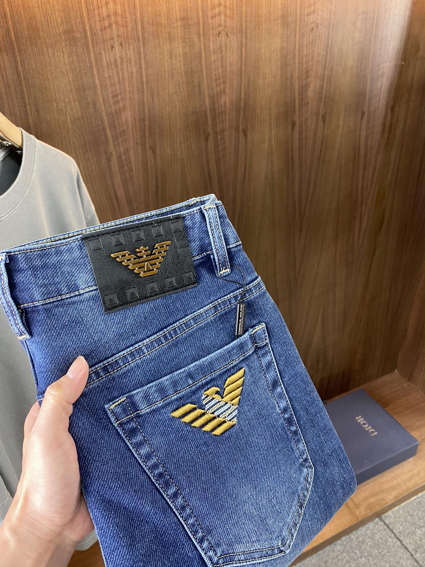 Armani阿瑪尼  2023ss春夏新款原單爆款牛仔褲