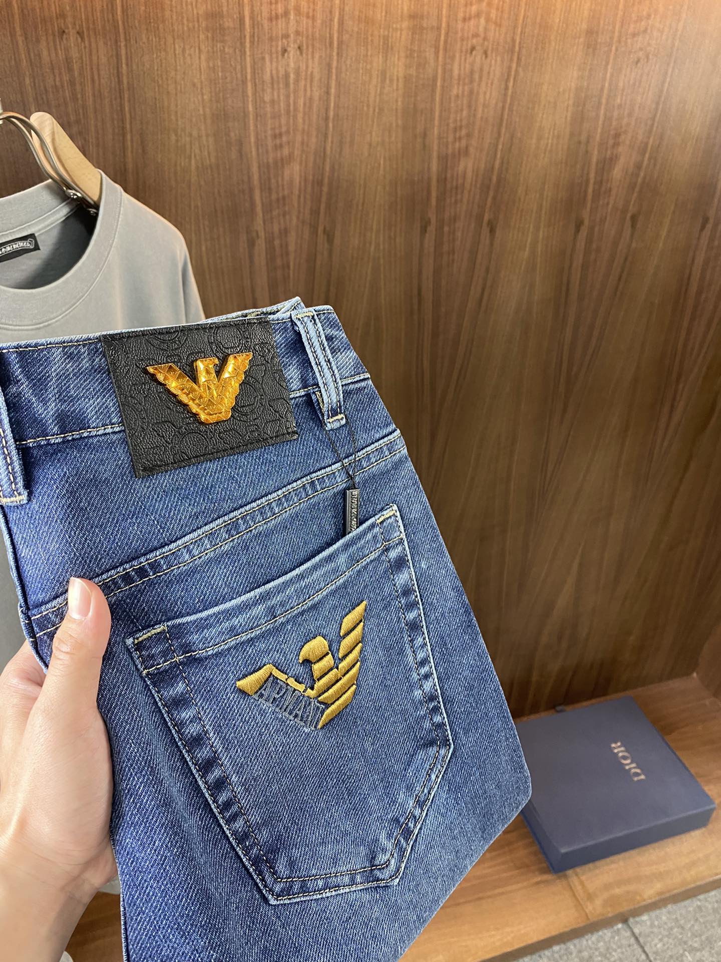 Armani阿瑪尼  2023ss春夏新款原單爆款牛仔褲