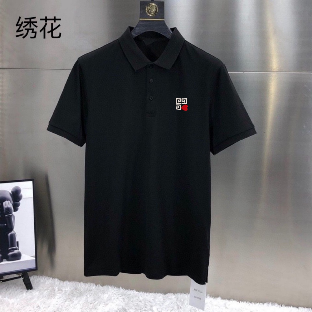 LOEWE羅意威 小刺繡】2023夏季男士新款翻領短袖POLO衫