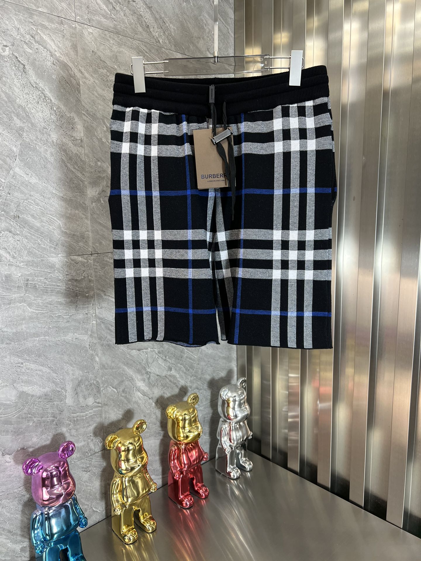 Burberry/巴寶莉 春夏新品 三標齊全 五分針織 休閒褲