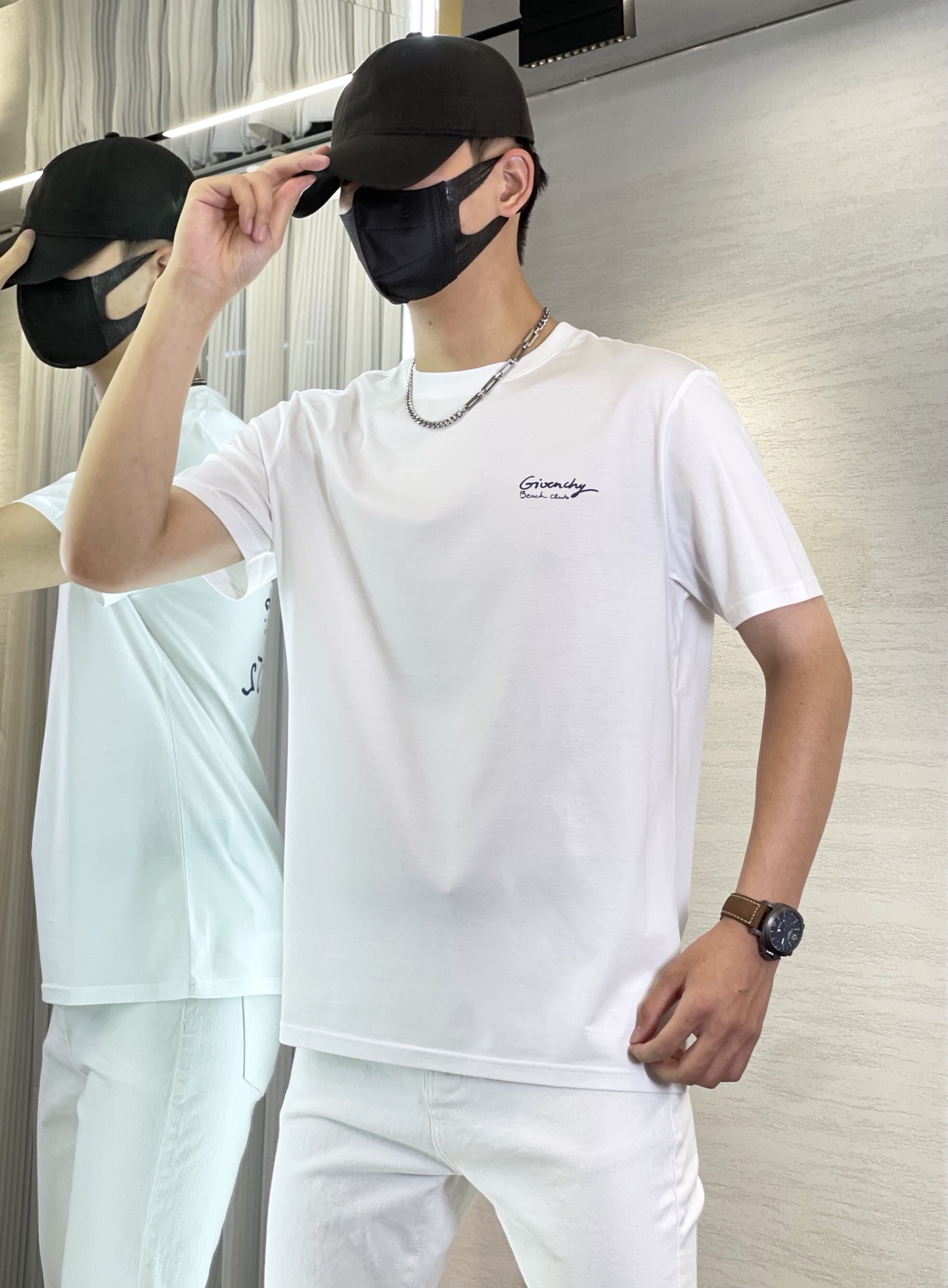 Given*chy紀梵-希23SS春夏新款圓領短T