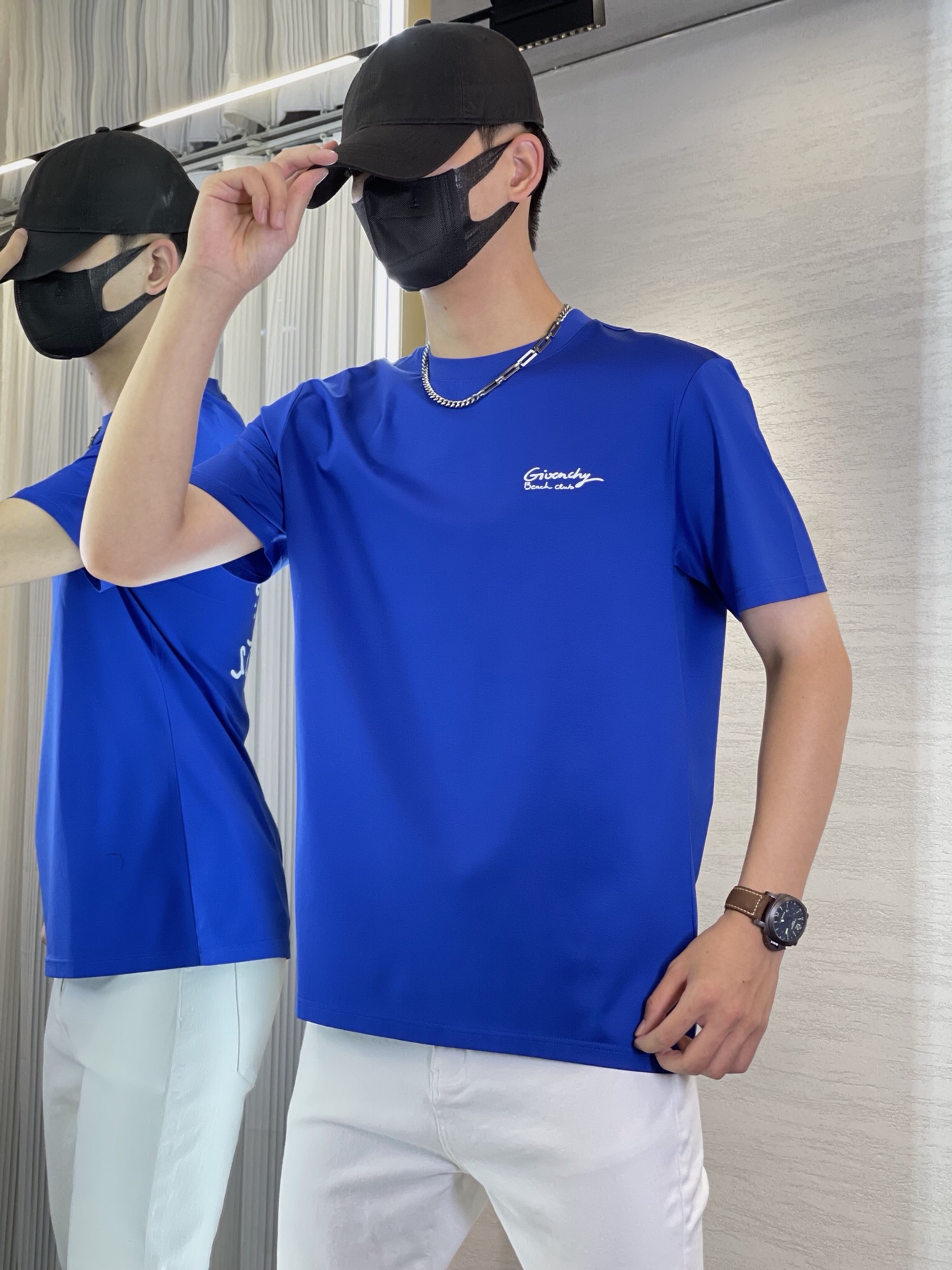 Given*chy紀梵-希23SS春夏新款圓領短T
