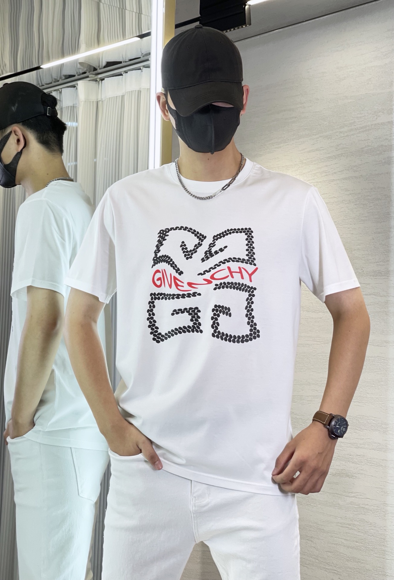 Given*chy紀梵-希23SS春夏新款圓領短T