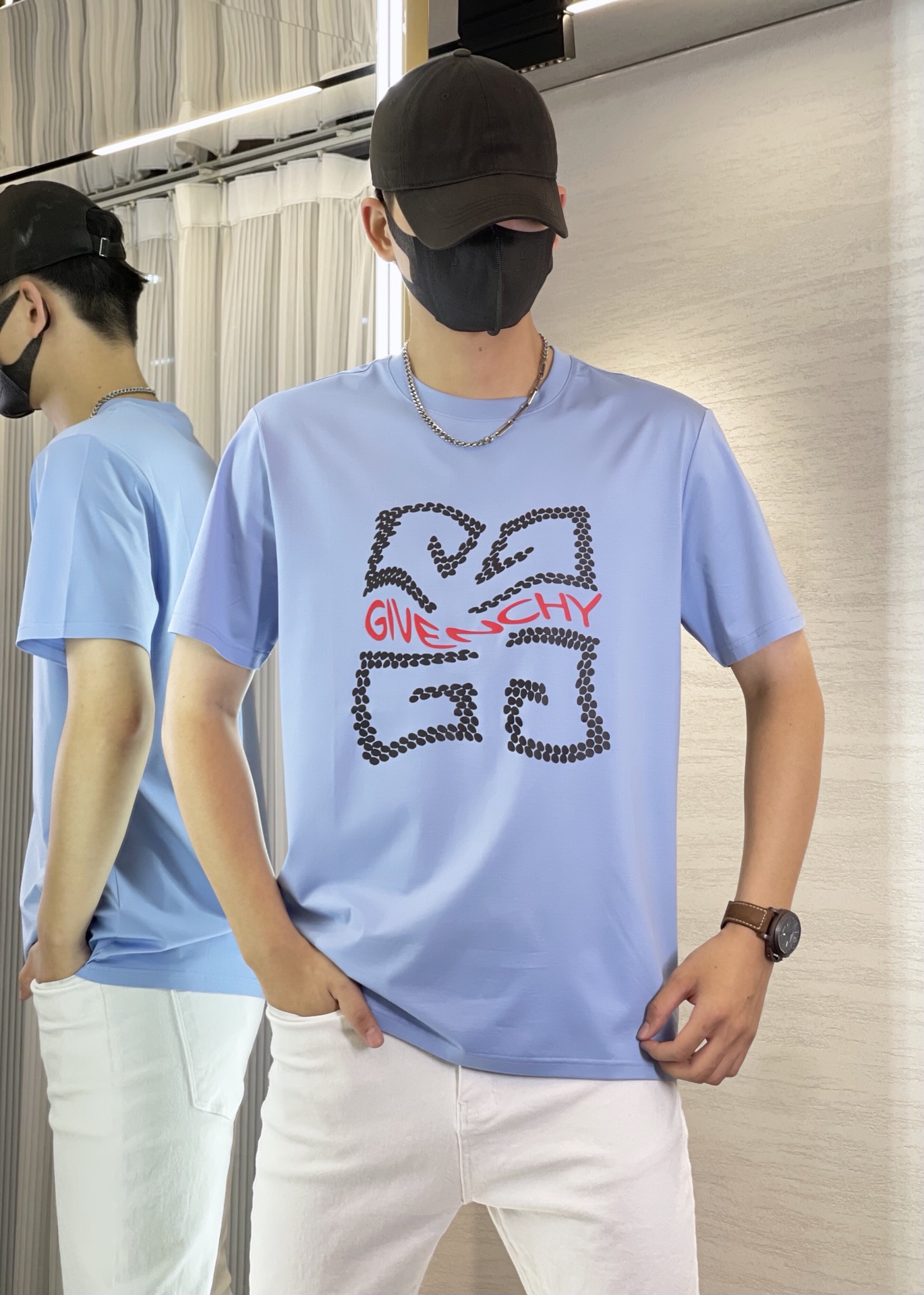 Given*chy紀梵-希23SS春夏新款圓領短T