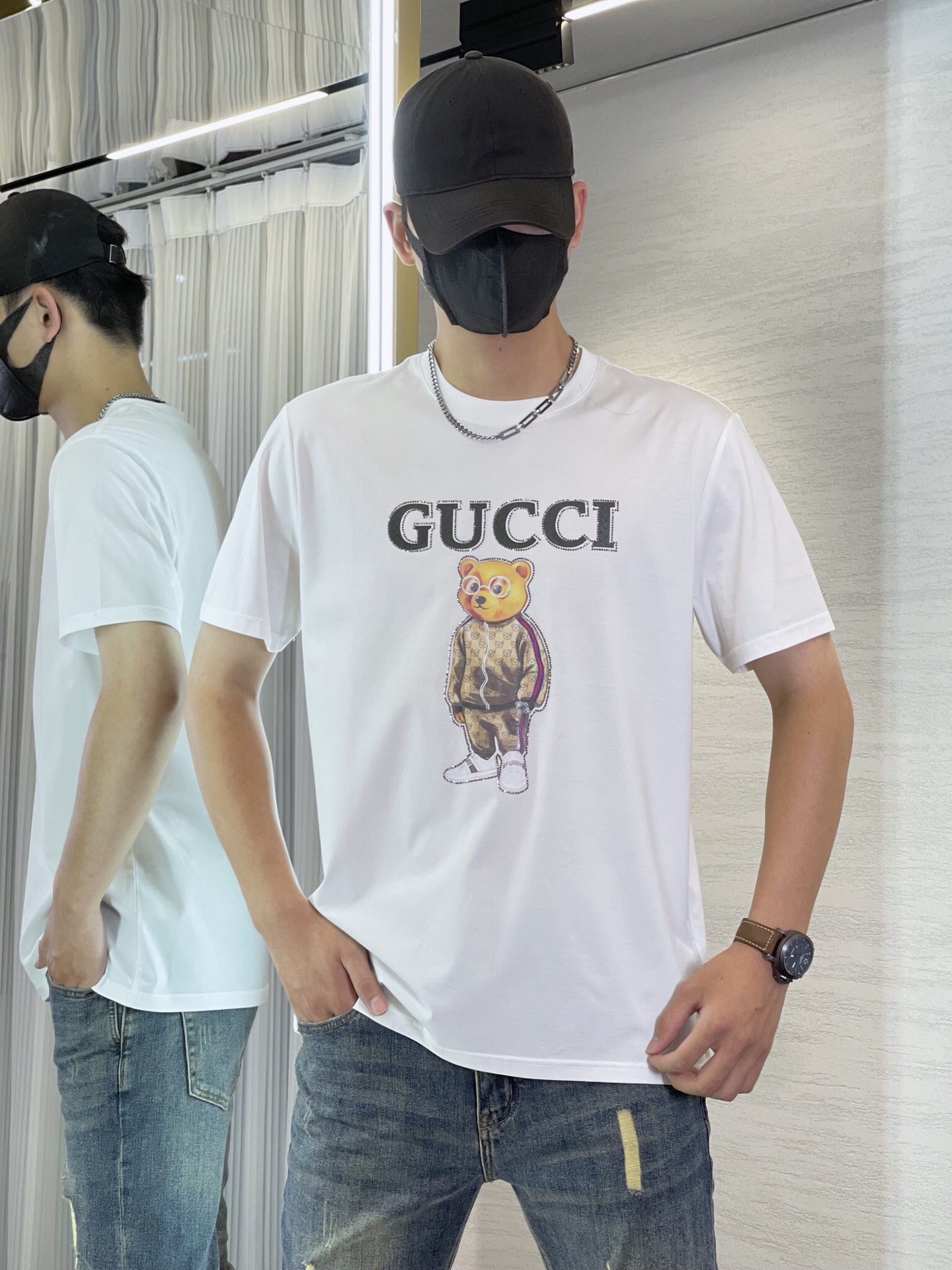 GUCC*23SS春夏新款圓領短T