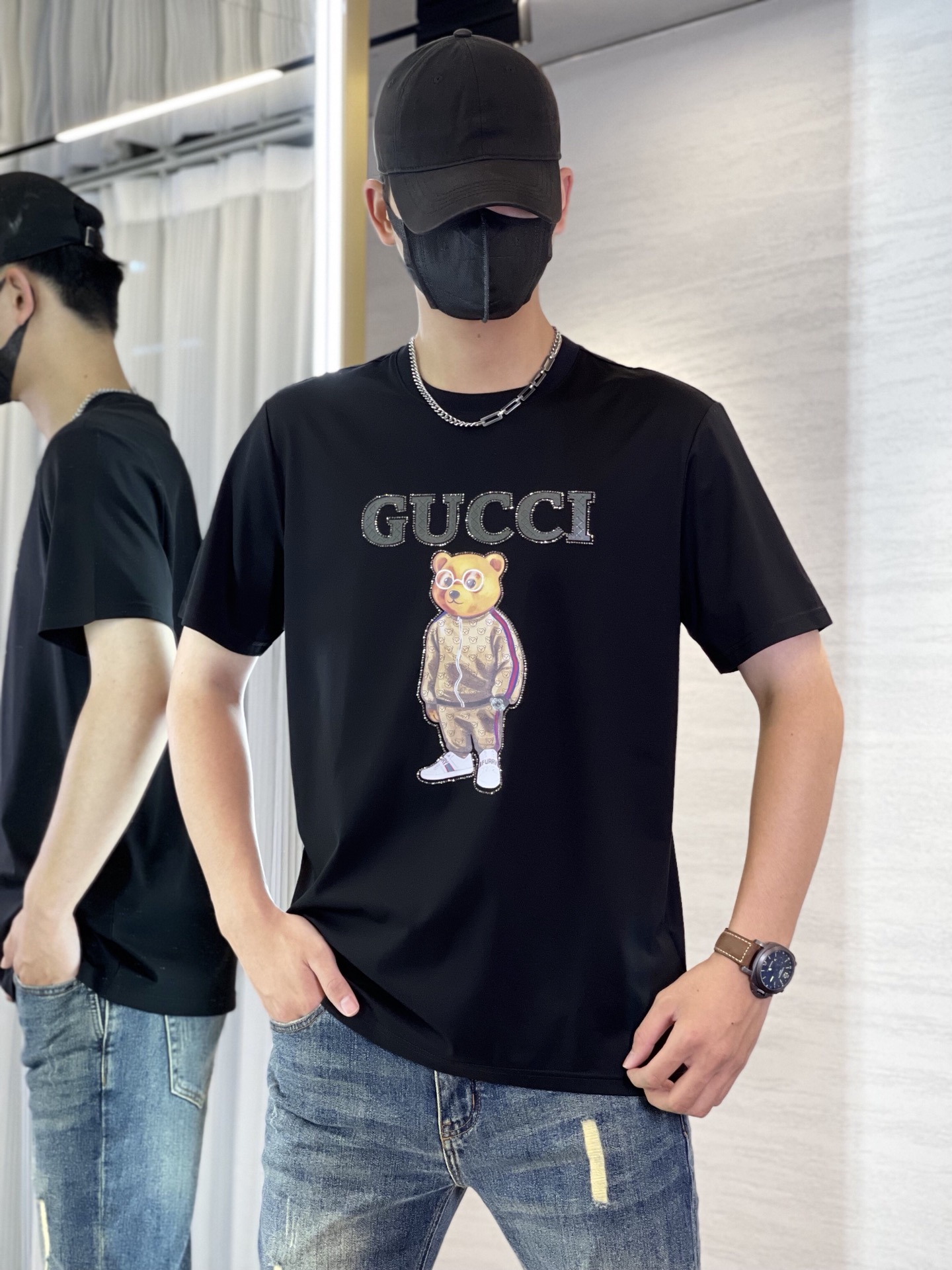 GUCC*23SS春夏新款圓領短T