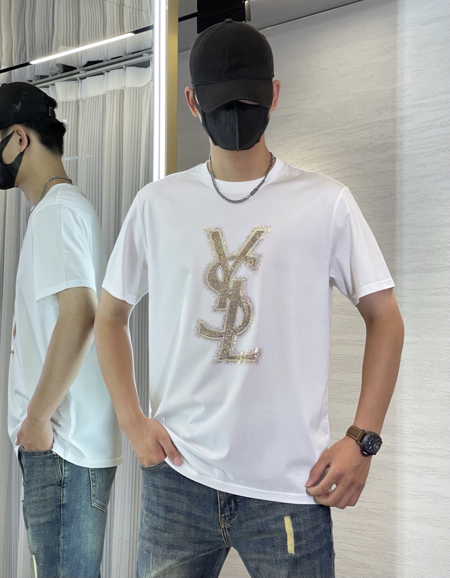 YSL聖羅*蘭23S新款T恤