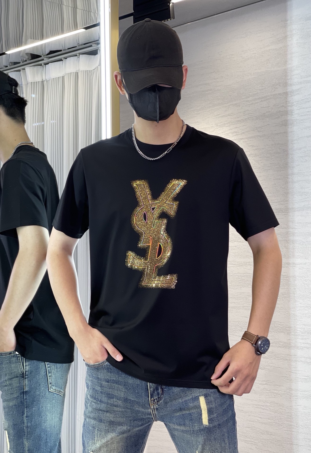 YSL聖羅*蘭23S新款T恤