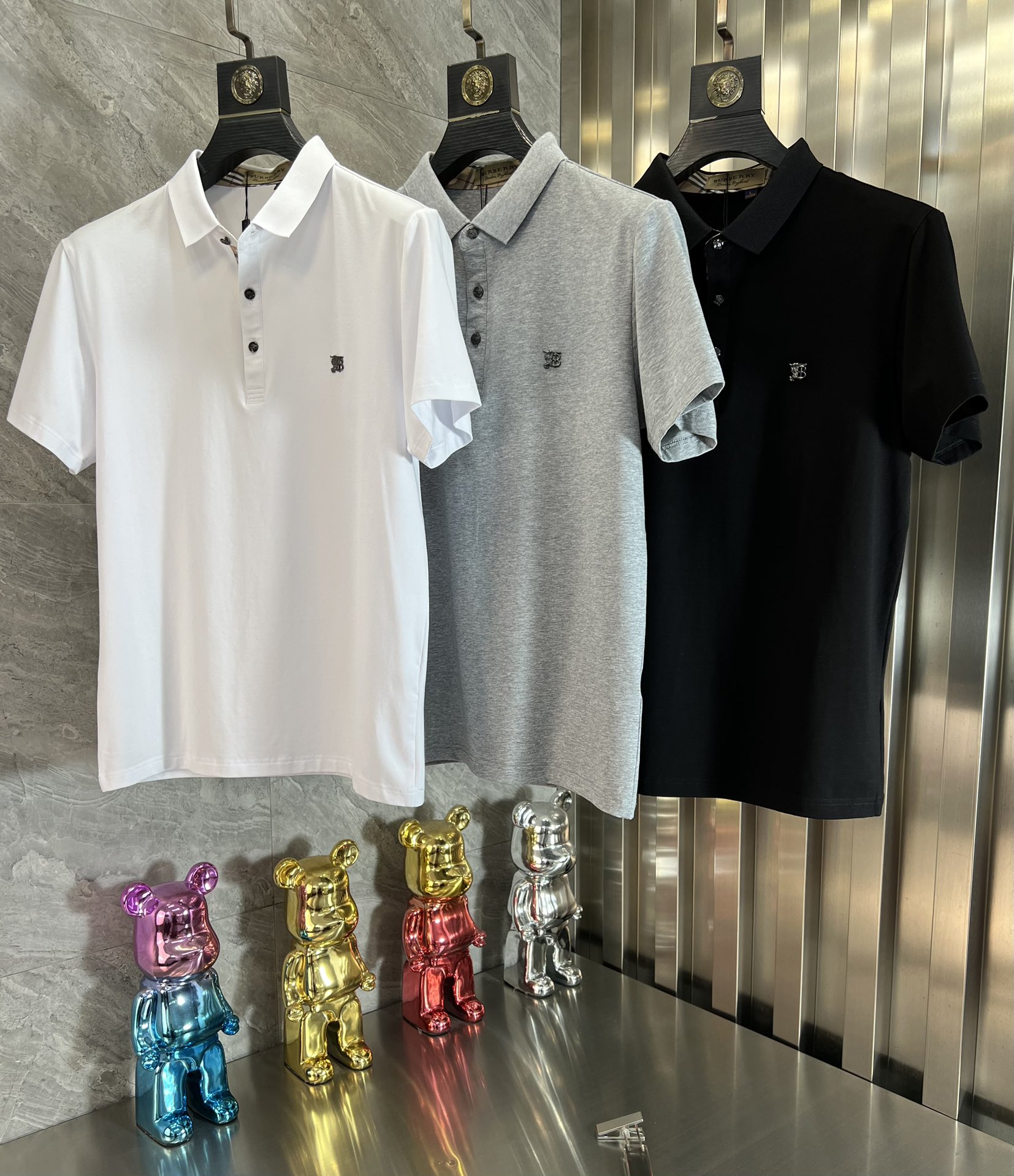 巴寶莉 春夏新品 三標齊全 翻領短袖Polo衫