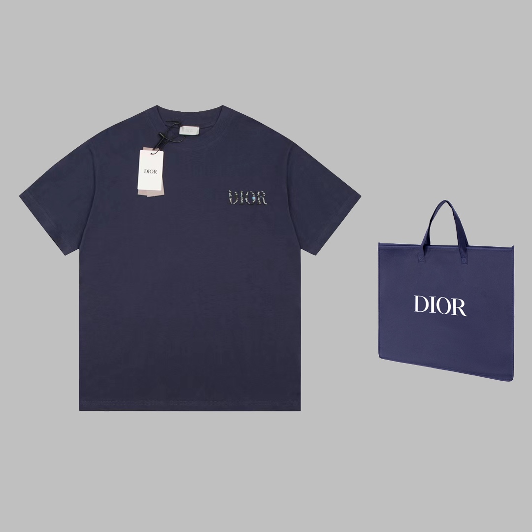 DIOR/迪奧 新款 胸前logoT恤