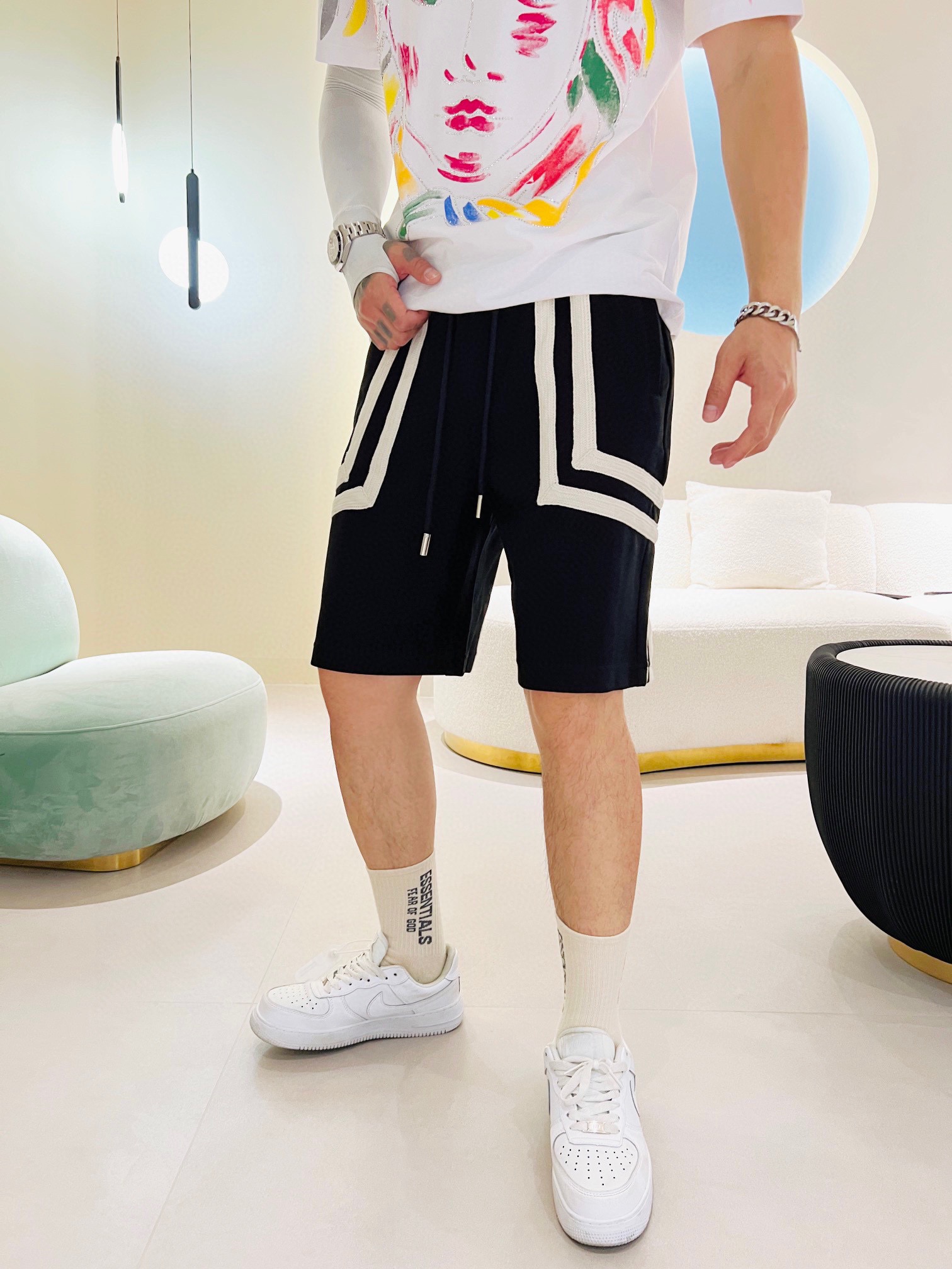 羅意威 2023夏季新款男士休閒短褲