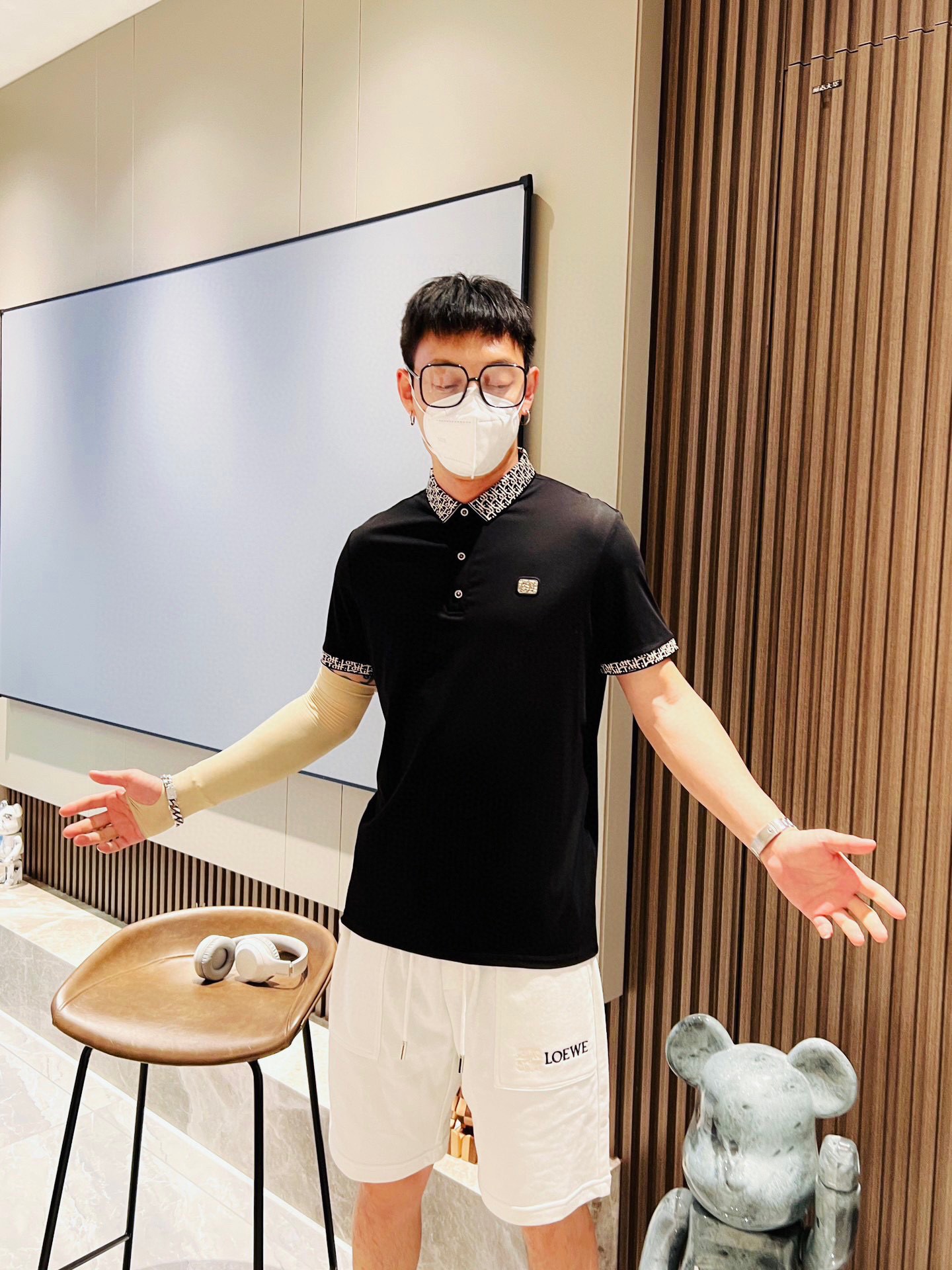 迪奧  2023ss春夏立領短袖