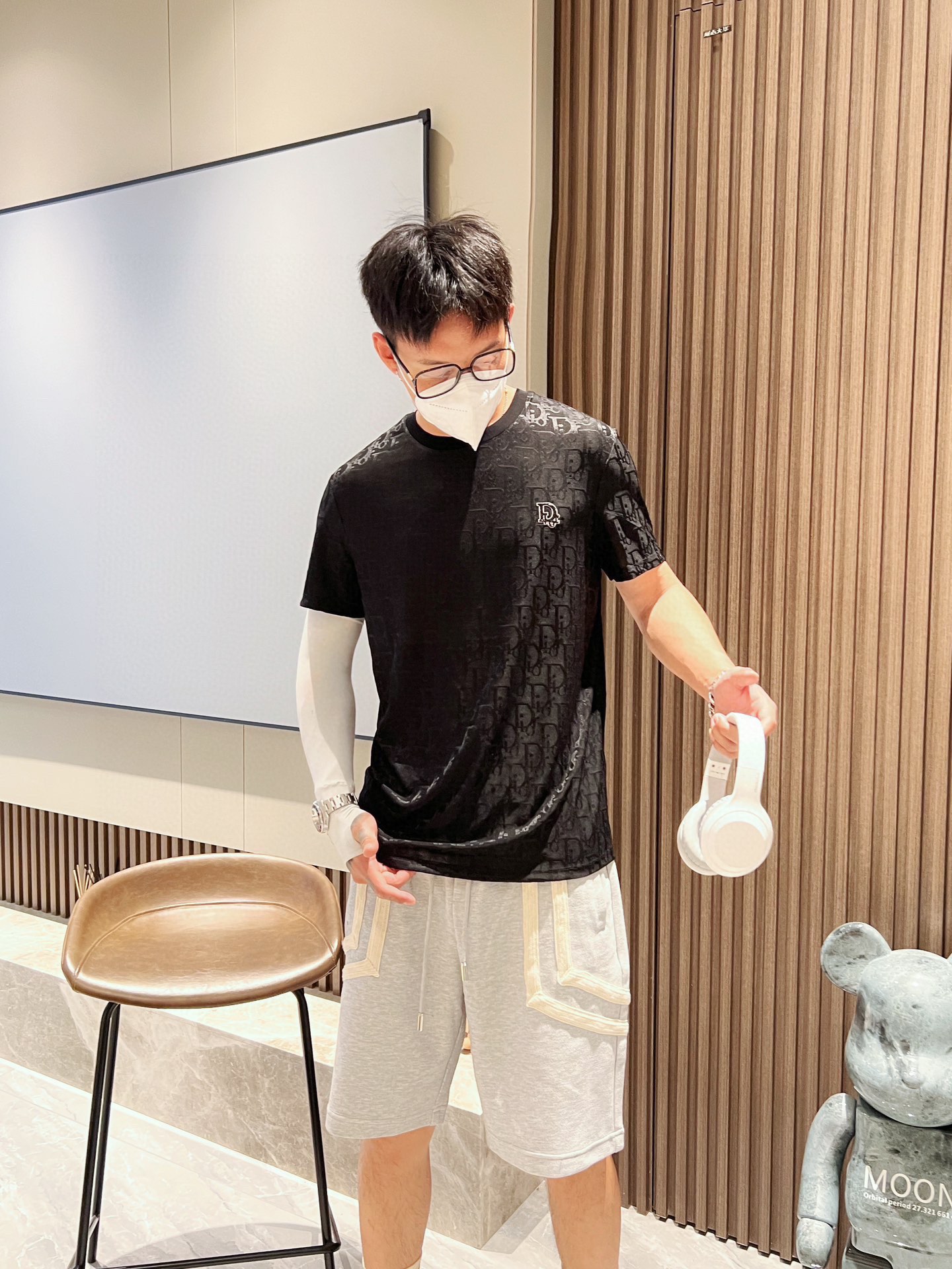 迪奧  2023ss春夏圓領短袖