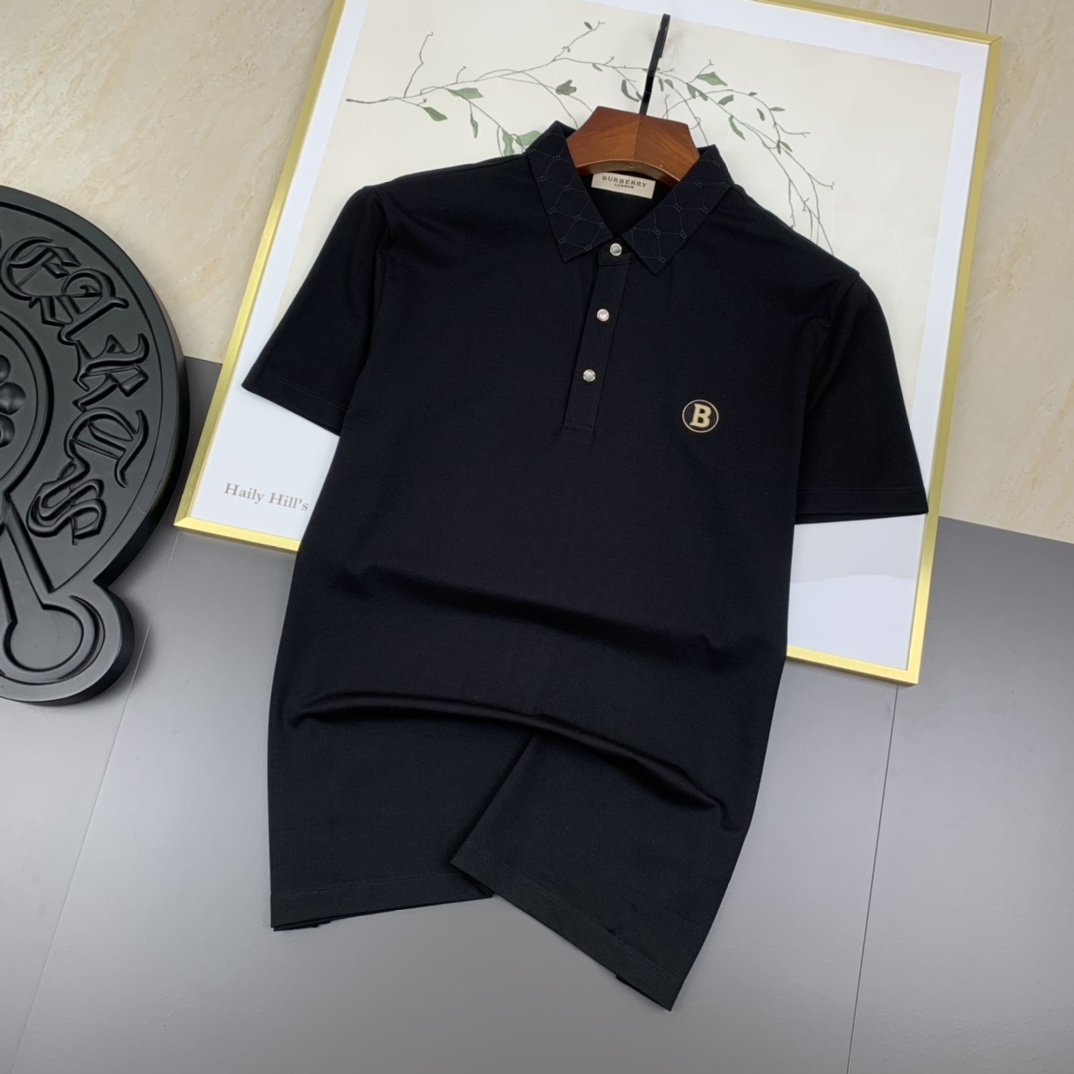 Burberry巴寶莉  男款2023春夏新款短袖PoloT恤衫