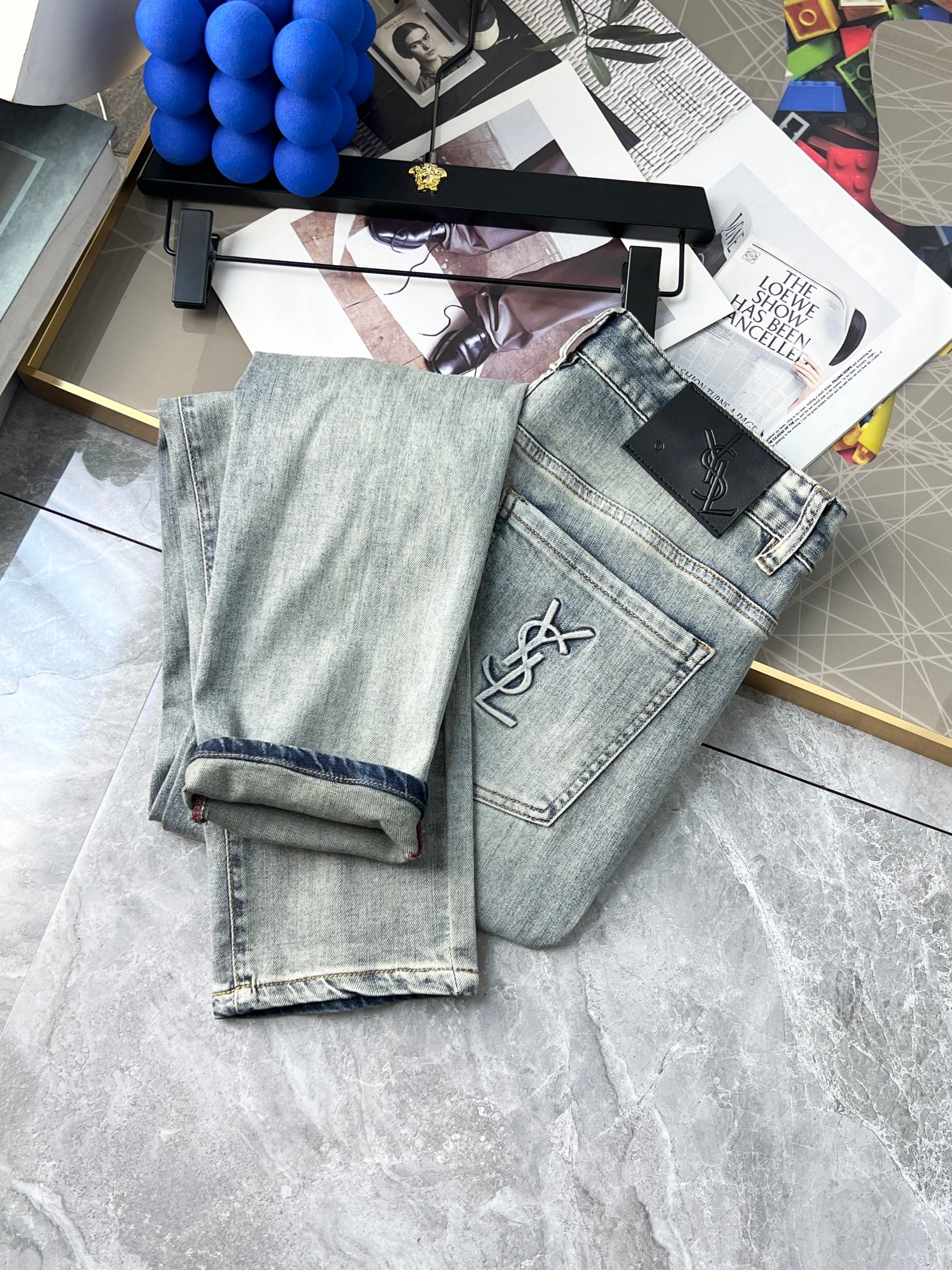 Ysl - 2023ss春夏新款牛仔褲