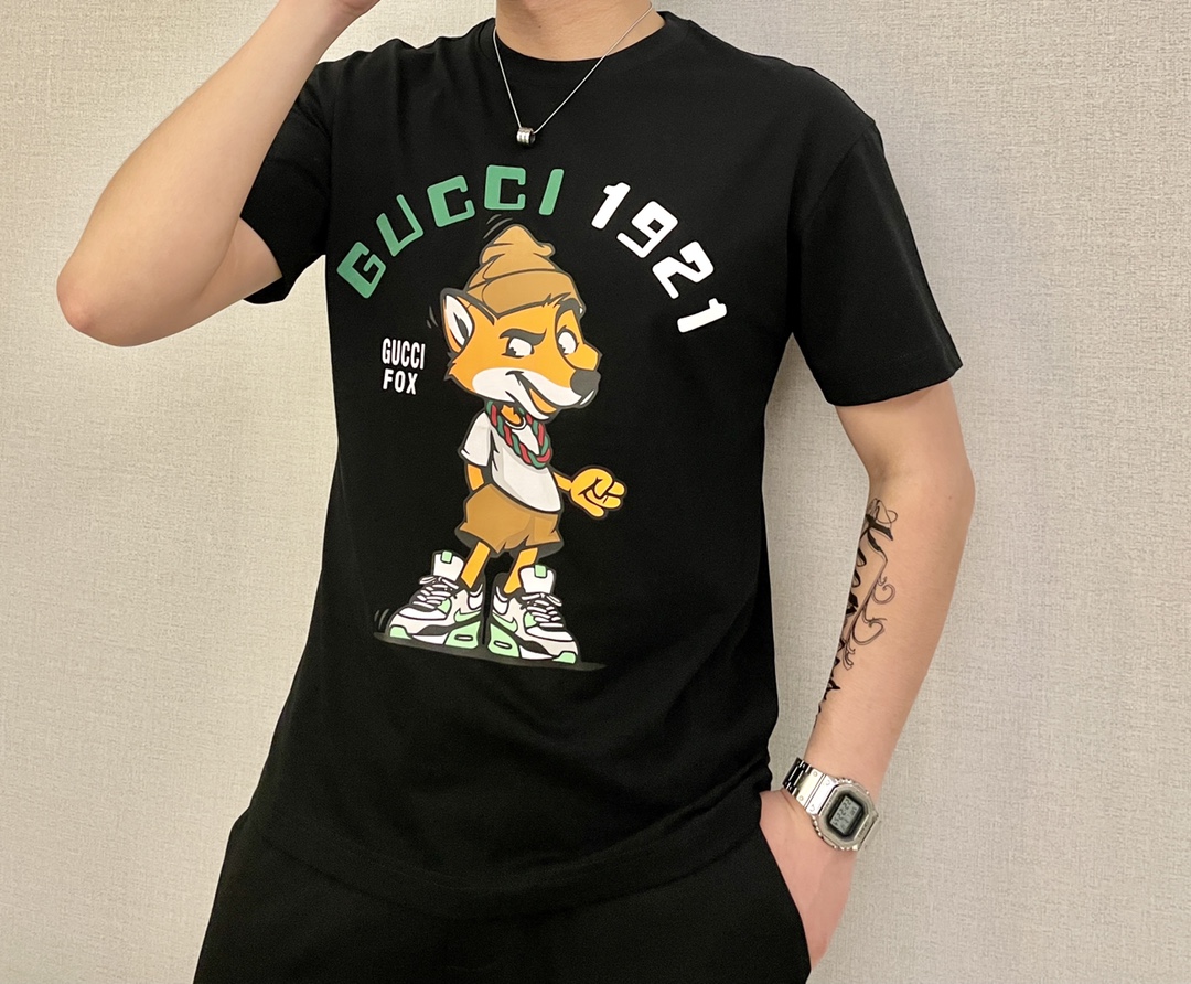 Gucc 2023ss夏裝新品 短袖T恤
