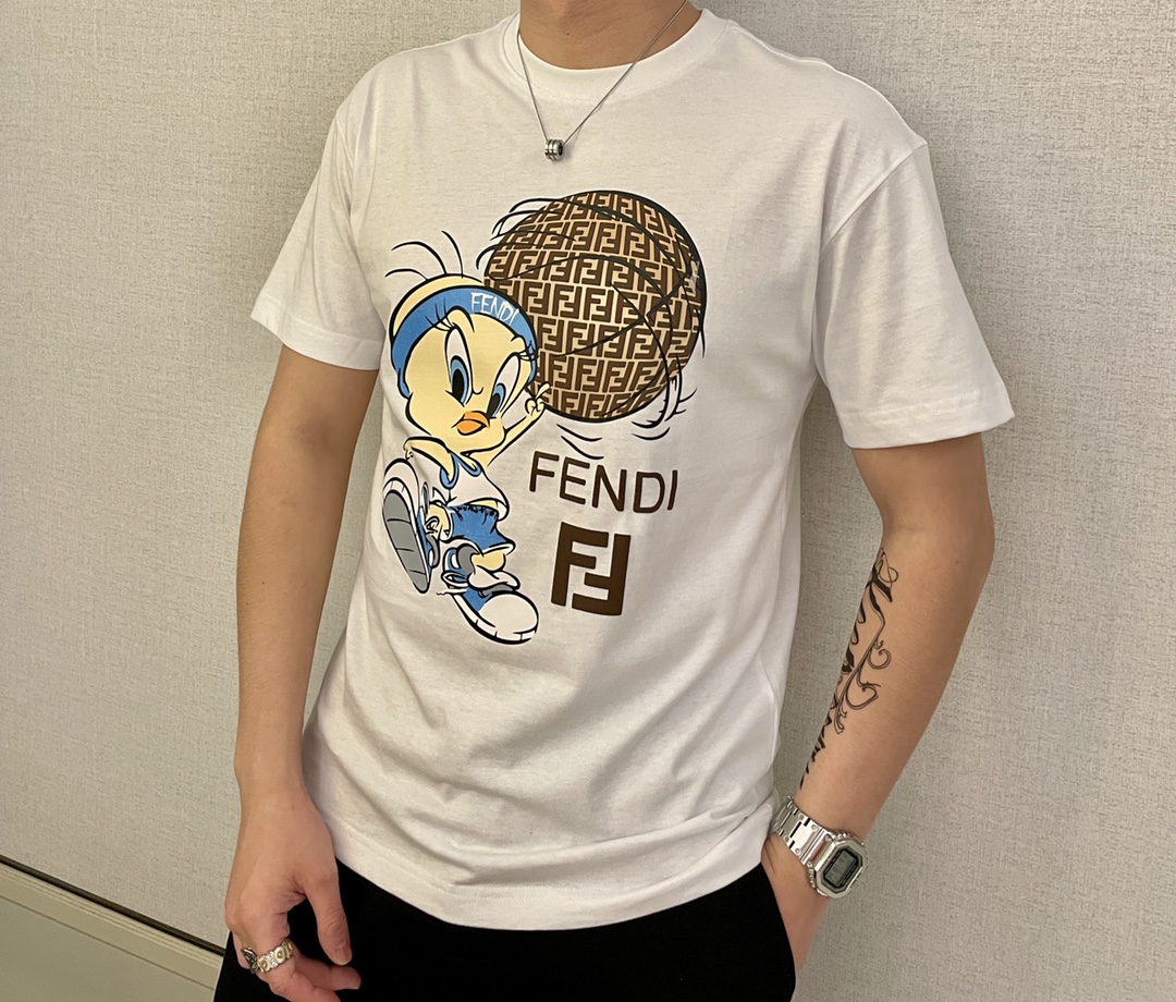 FD 官網同款 2023ss夏裝新品 短袖T恤