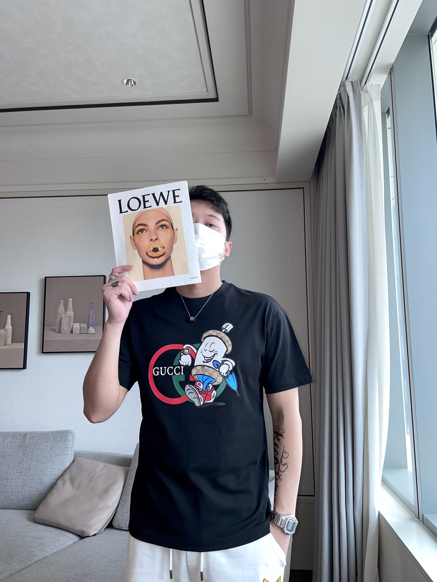 Gucc 官網同款 2023ss夏裝新品 短袖T恤