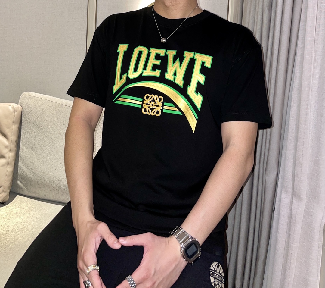 LOE WE官網同款 2023ss夏裝新品 短袖T恤