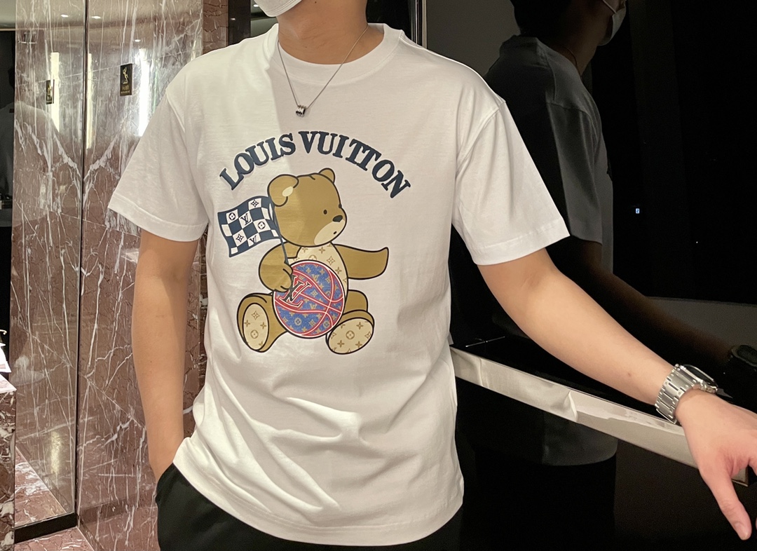 Lv 官網同款 2023ss夏裝新品 短袖T恤