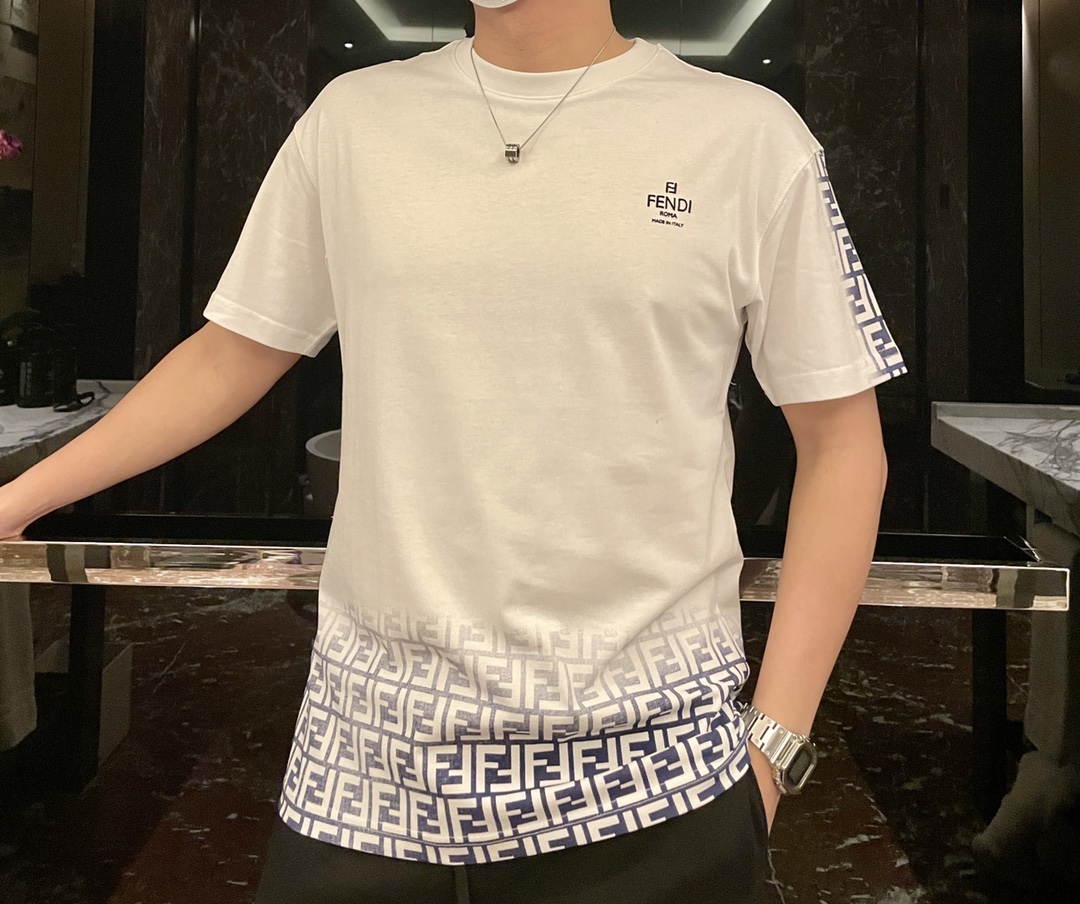 FD 官網同款 2023ss夏裝新品 短袖T恤