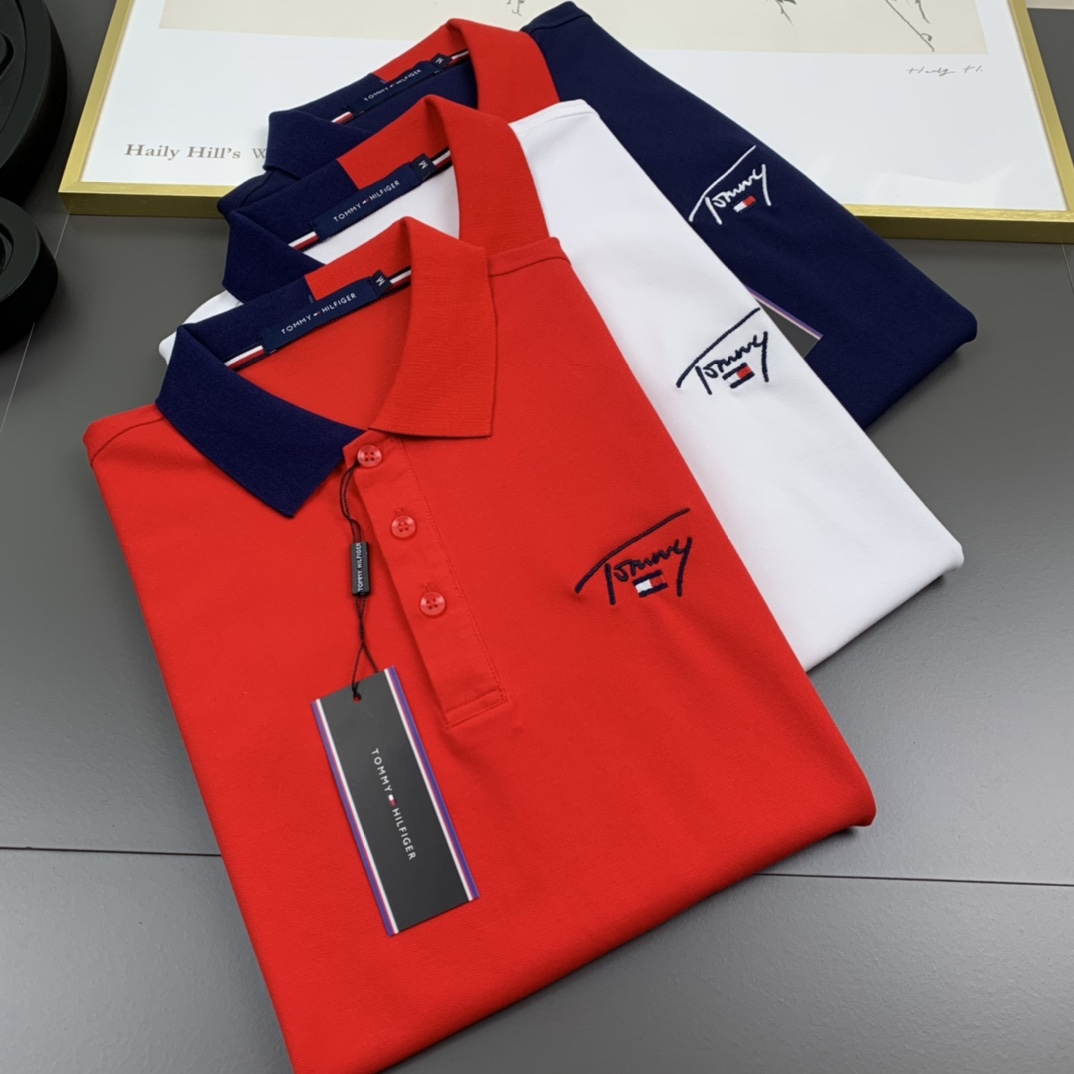 TOMMY湯米  2023春夏新款 男士翻領POLO系列