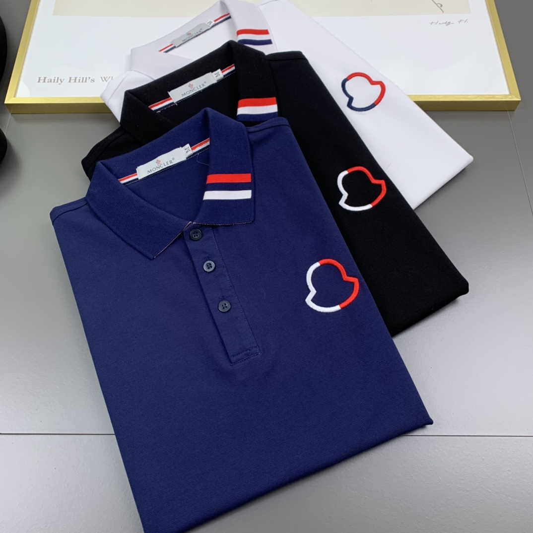 Moncler蒙口  2023春夏新款 男士翻領POLO系列