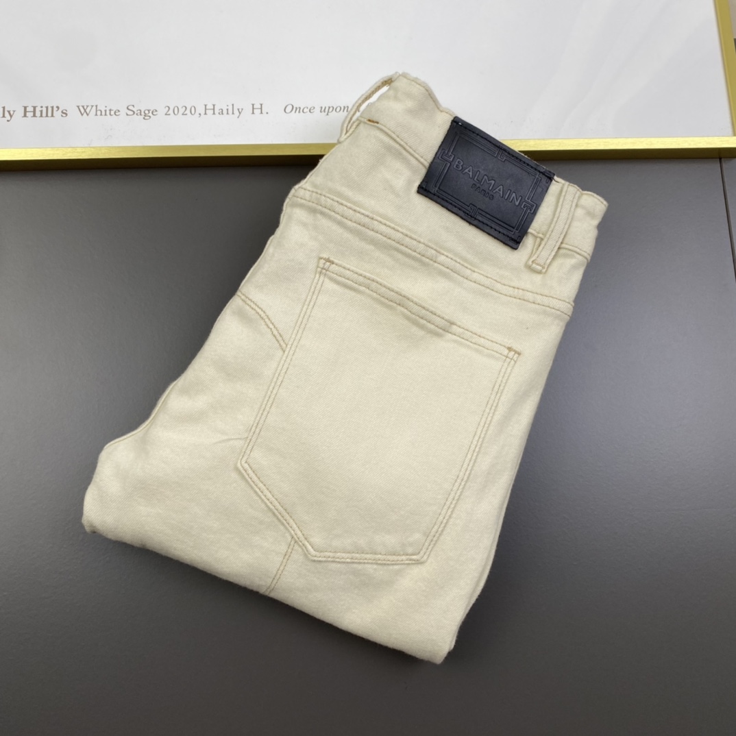 BALMAIN巴爾曼  2023春夏新品男士牛仔褲