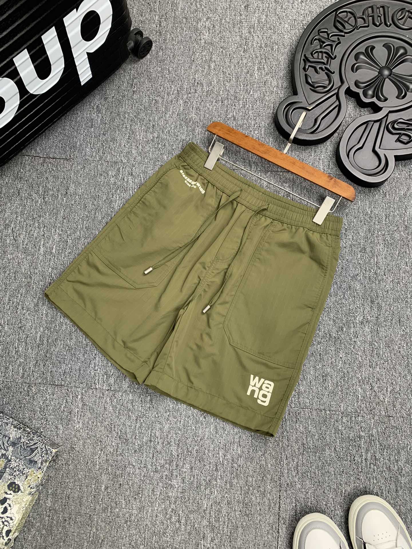 ALEXANDERWANG亞曆山大  2023ss夏季薄款休閒褲短褲