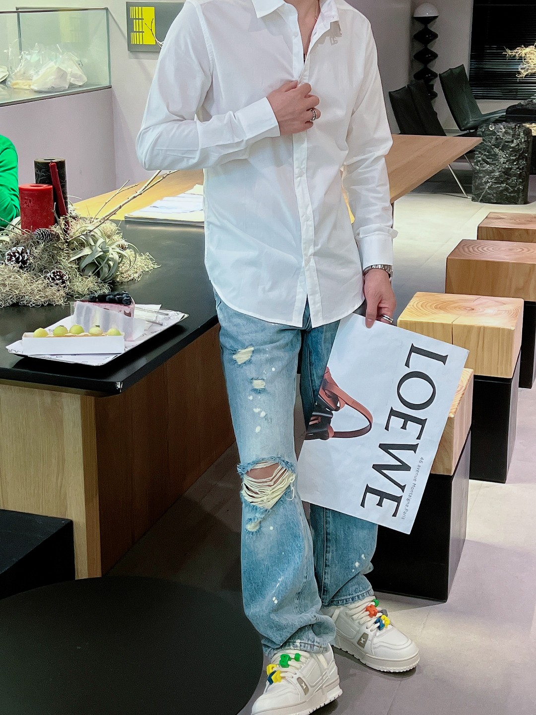 D&G 杜嘉班納 *2023帥氣修身備款長袖襯衫