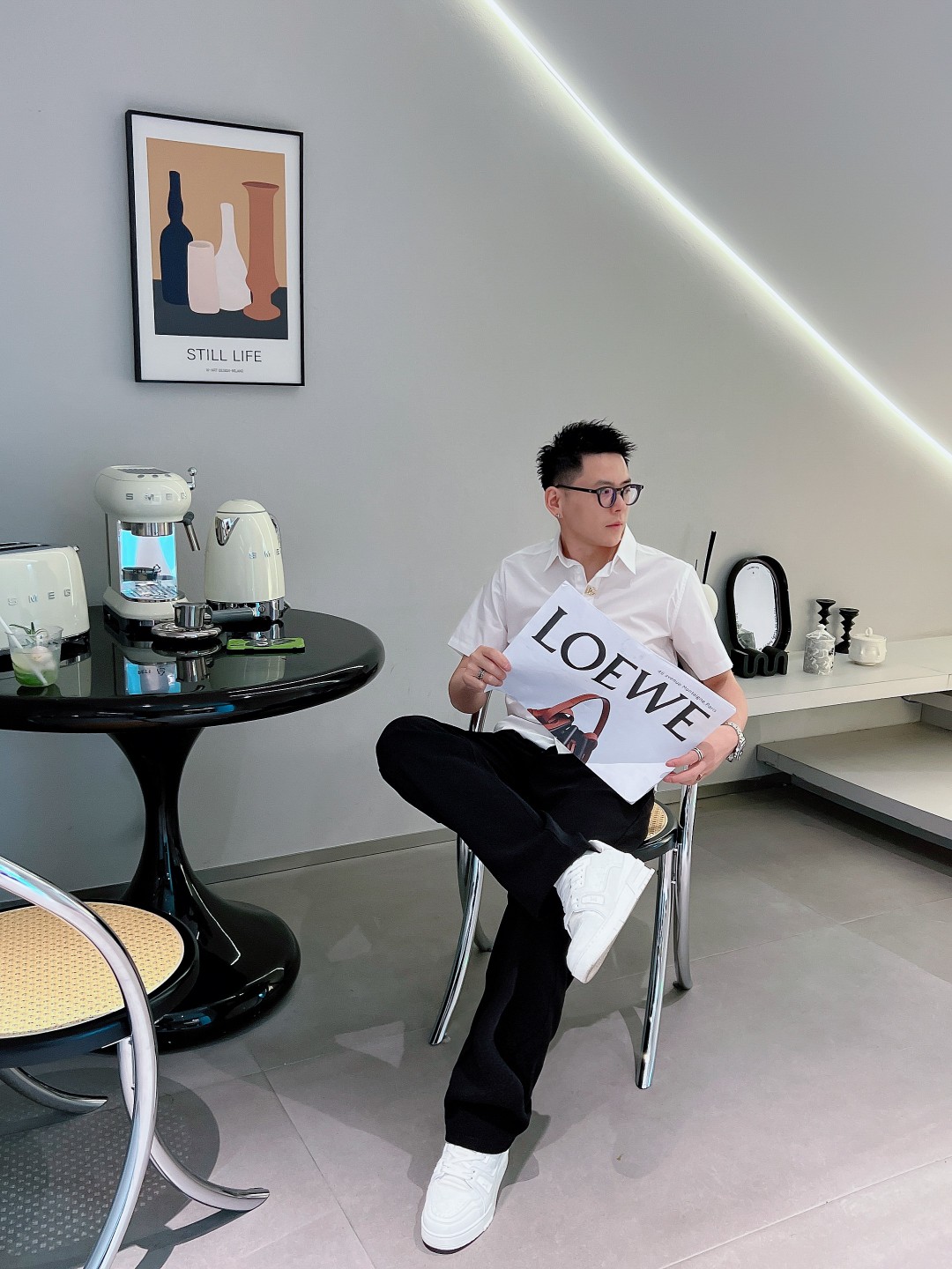 D&G 杜嘉班納 *2023帥氣修身備款短袖襯衫