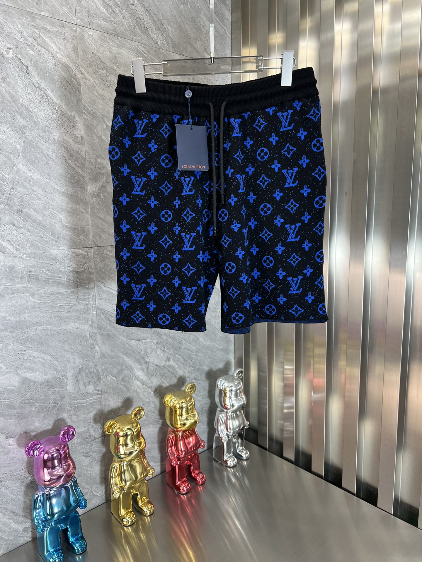 LV/路易威登 春夏新品 三標齊全 五分針織 休閒褲