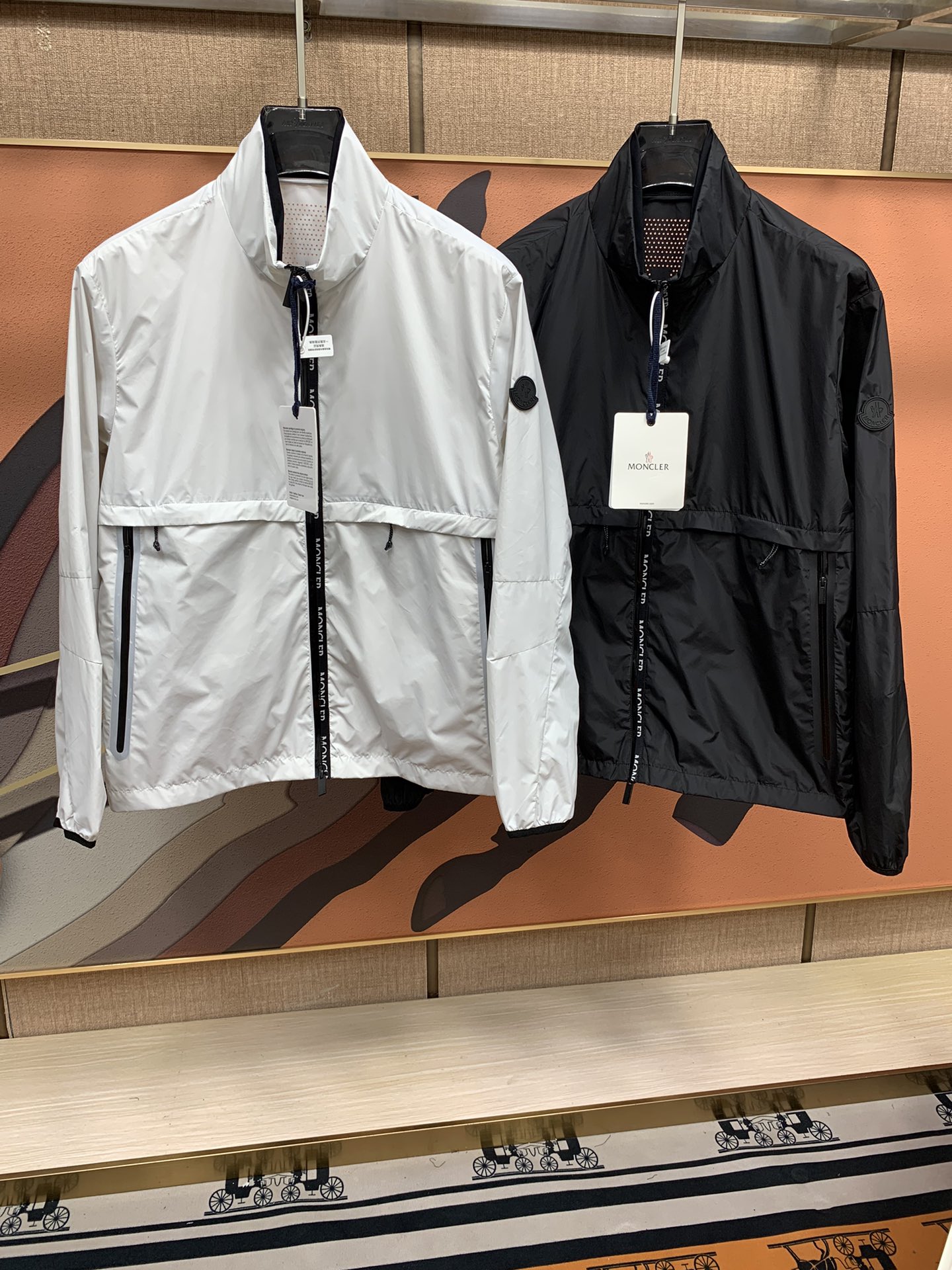 Moncler蒙口2023夏季男裝新款立領防曬透氣網眼夾克外套sabik