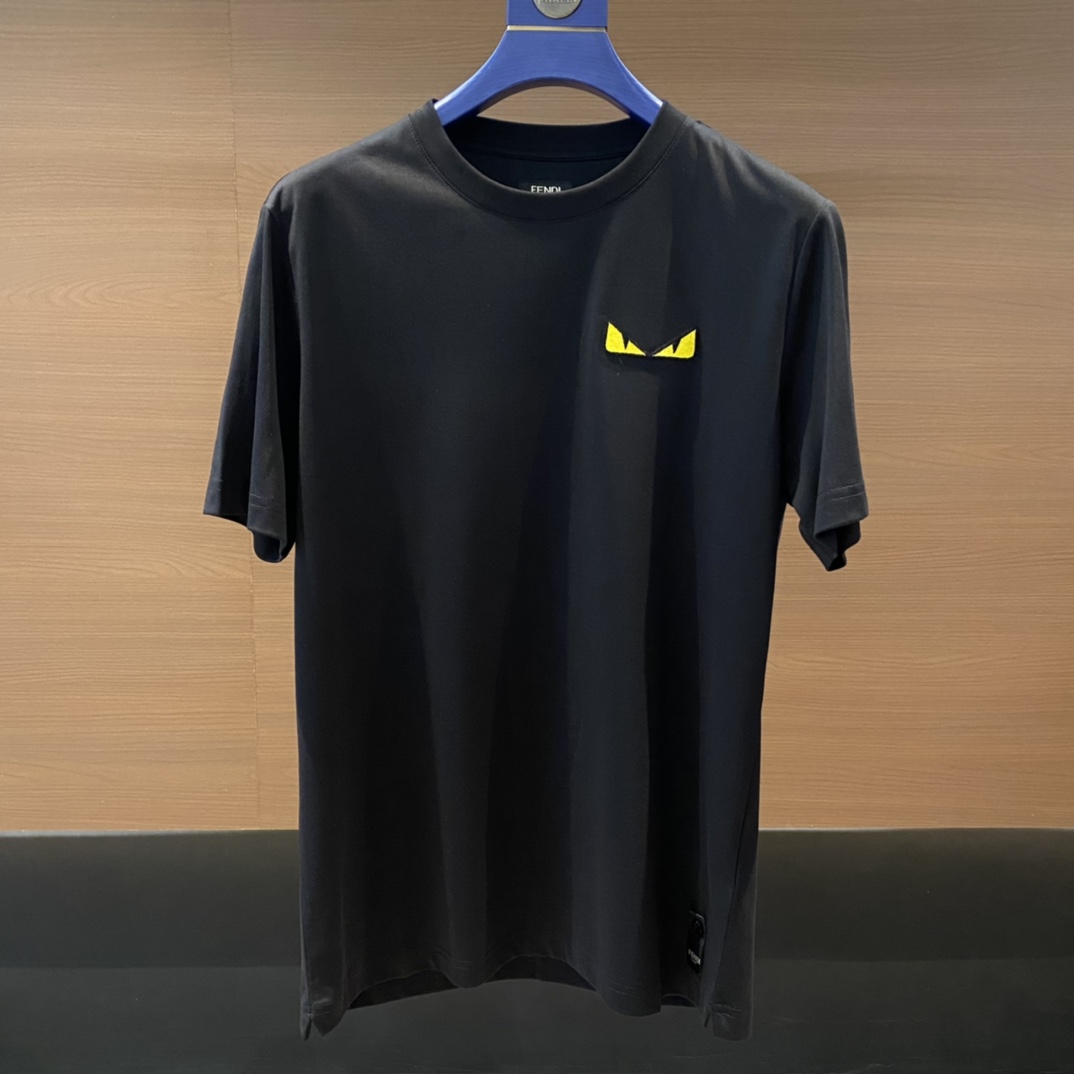 FEN*Di23/ss LA GRECA 印花logo短袖T恤