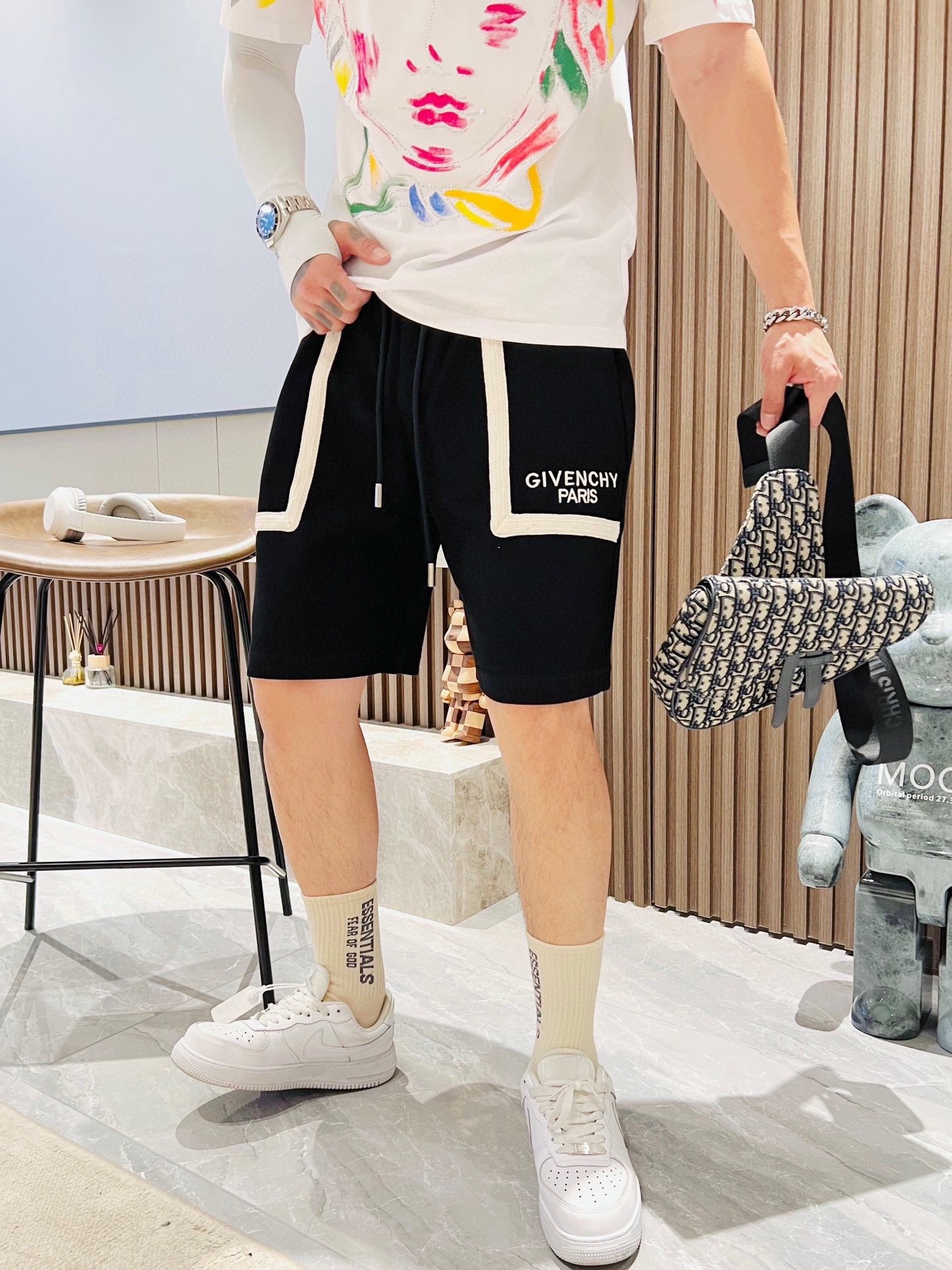 紀梵希 2023夏季新款男士休閒短褲
