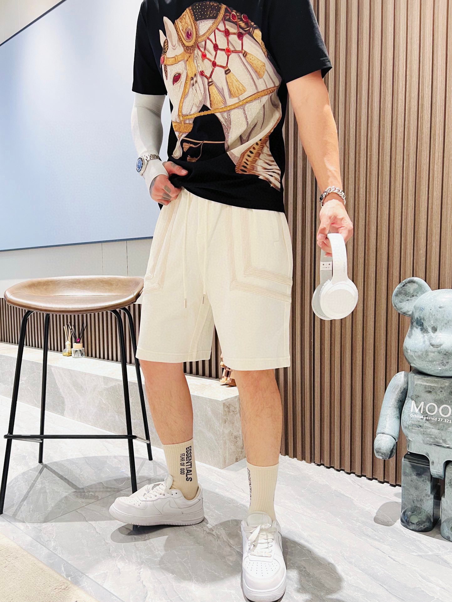 羅意威 2023夏季新款男士休閒短褲