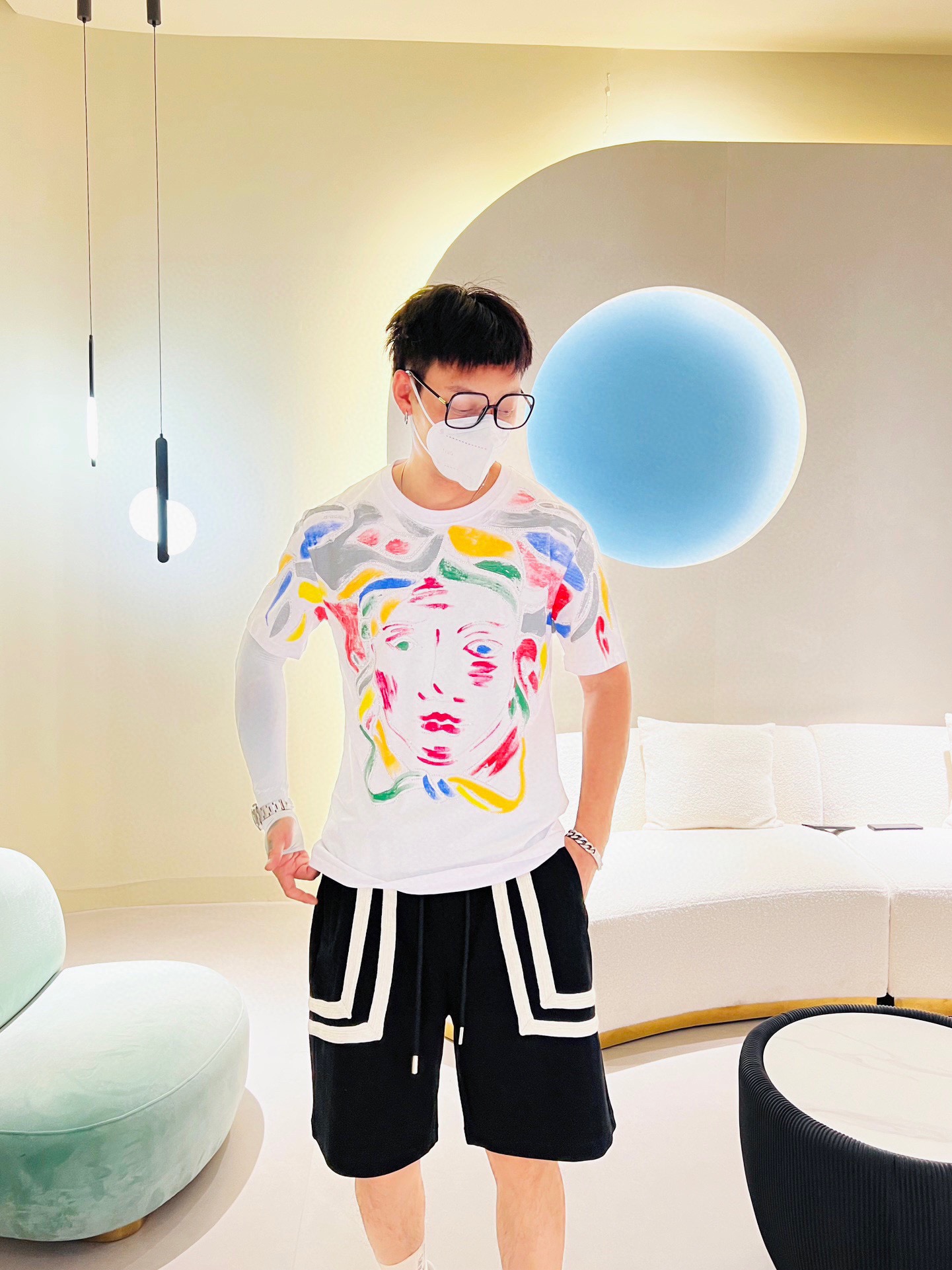 範思哲  2023ss春夏圓領短袖